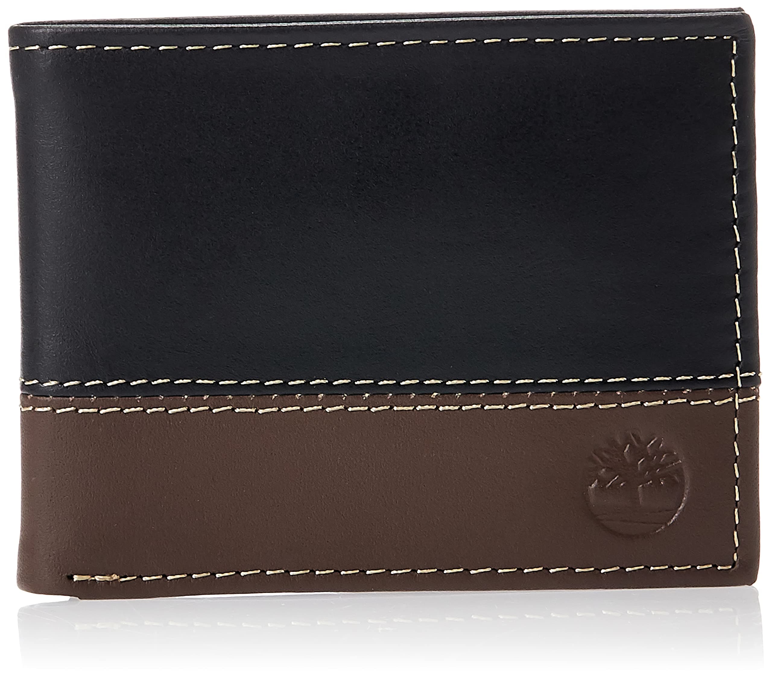 Men's Leather Passcase Bifold Wallet Hybrid