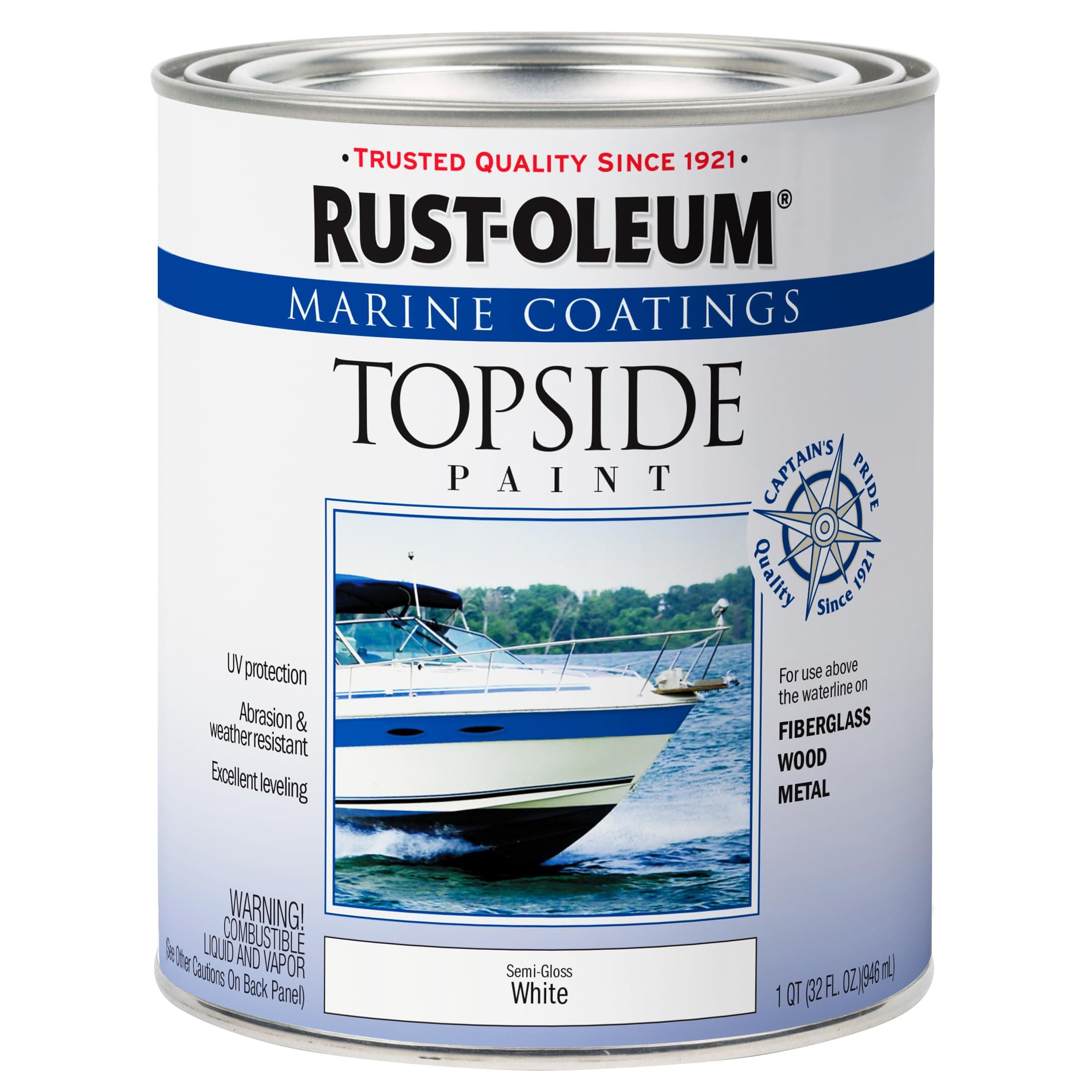 Rust-Oleum Marine Coatings Topside Paint Quart