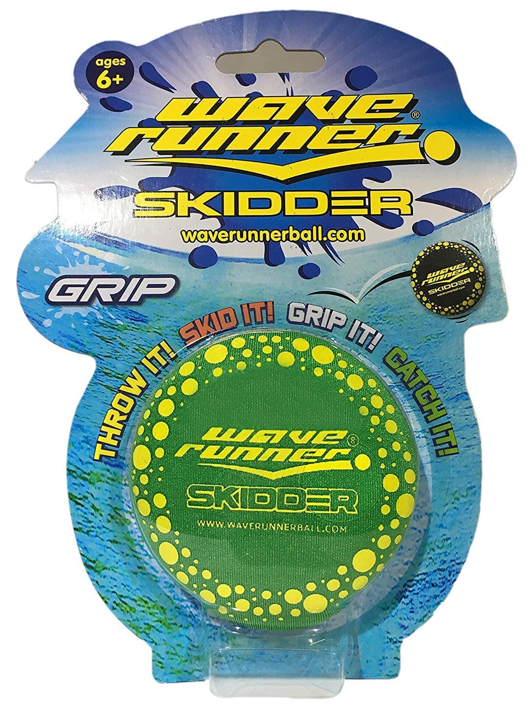Wave Runner Water Bouncing Skidder- Disc That Bounces, Skids, and Skips On Water | The Perfect Beach and Pool Toy (Color May Vary)