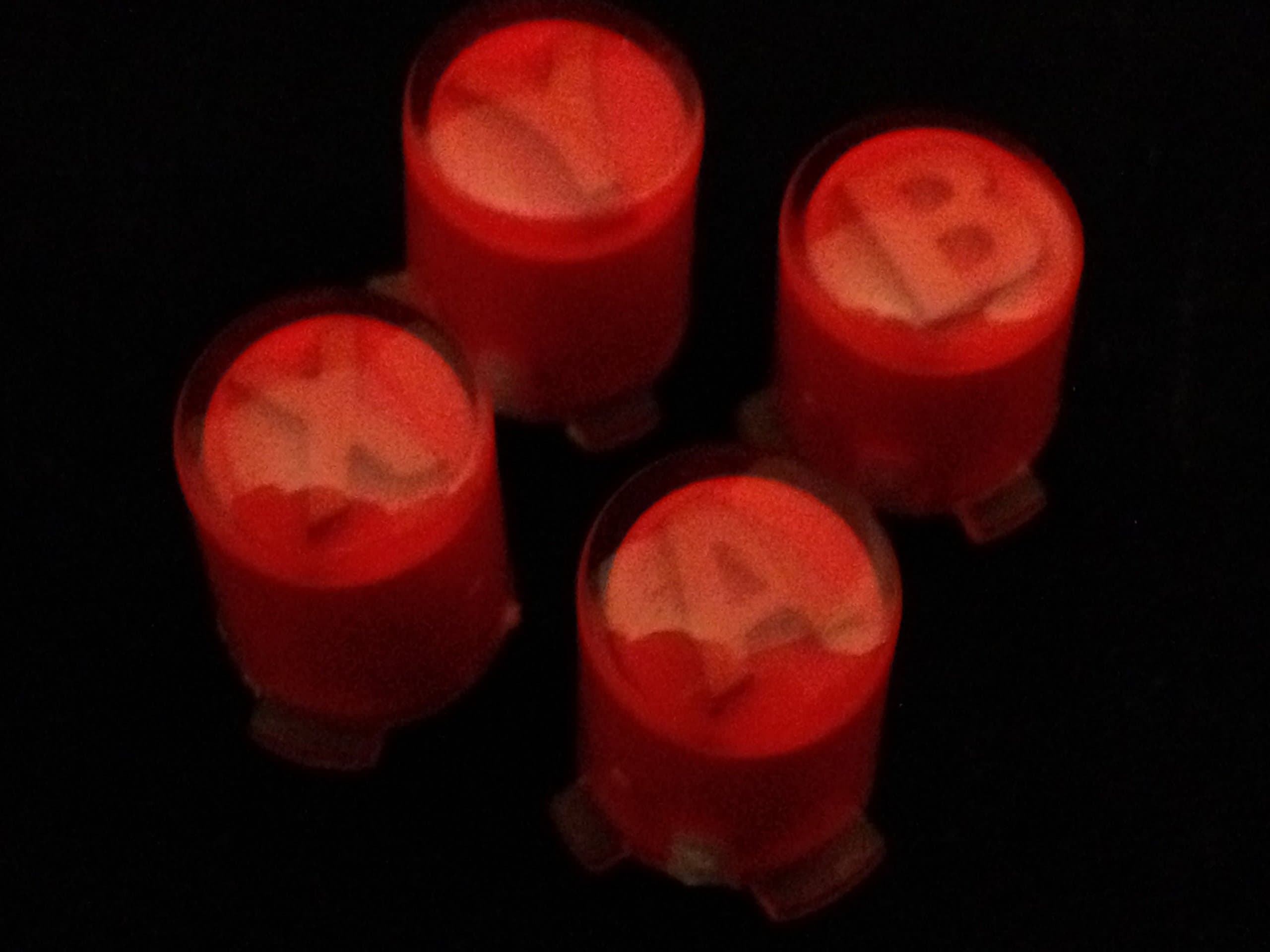 Red ABXY buttons for Xbox 360 controller (A B X Y) Custom mod