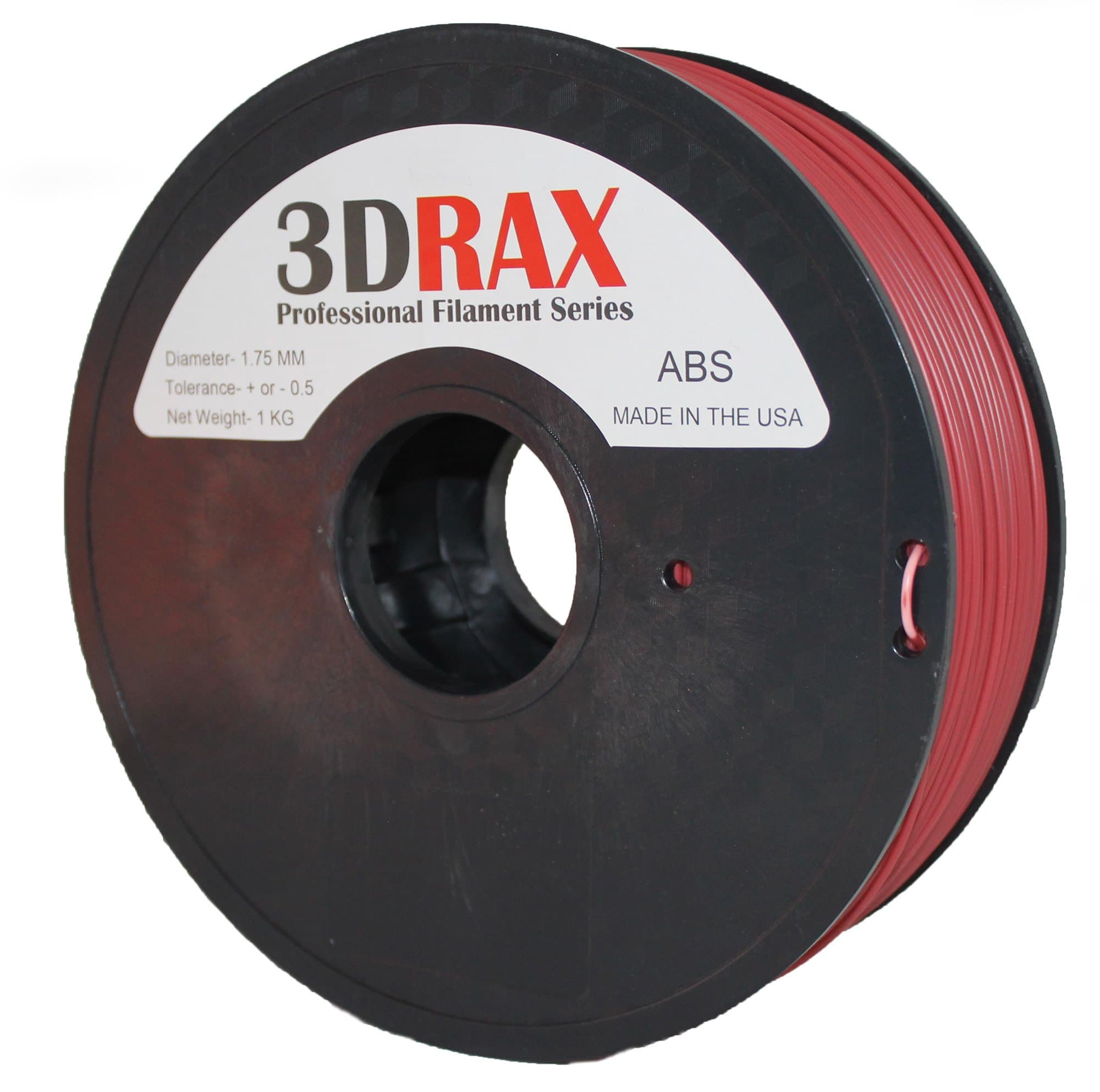 3DRAX 3D CARDINAL RED PLA (PLUS-highest quality) Printer Filament- 1KG (2.2 LB) 1.75 mm +/- 0.05 mm Accuracy- 2.2 lb Spool-Color-CARDINAL RED PLA
