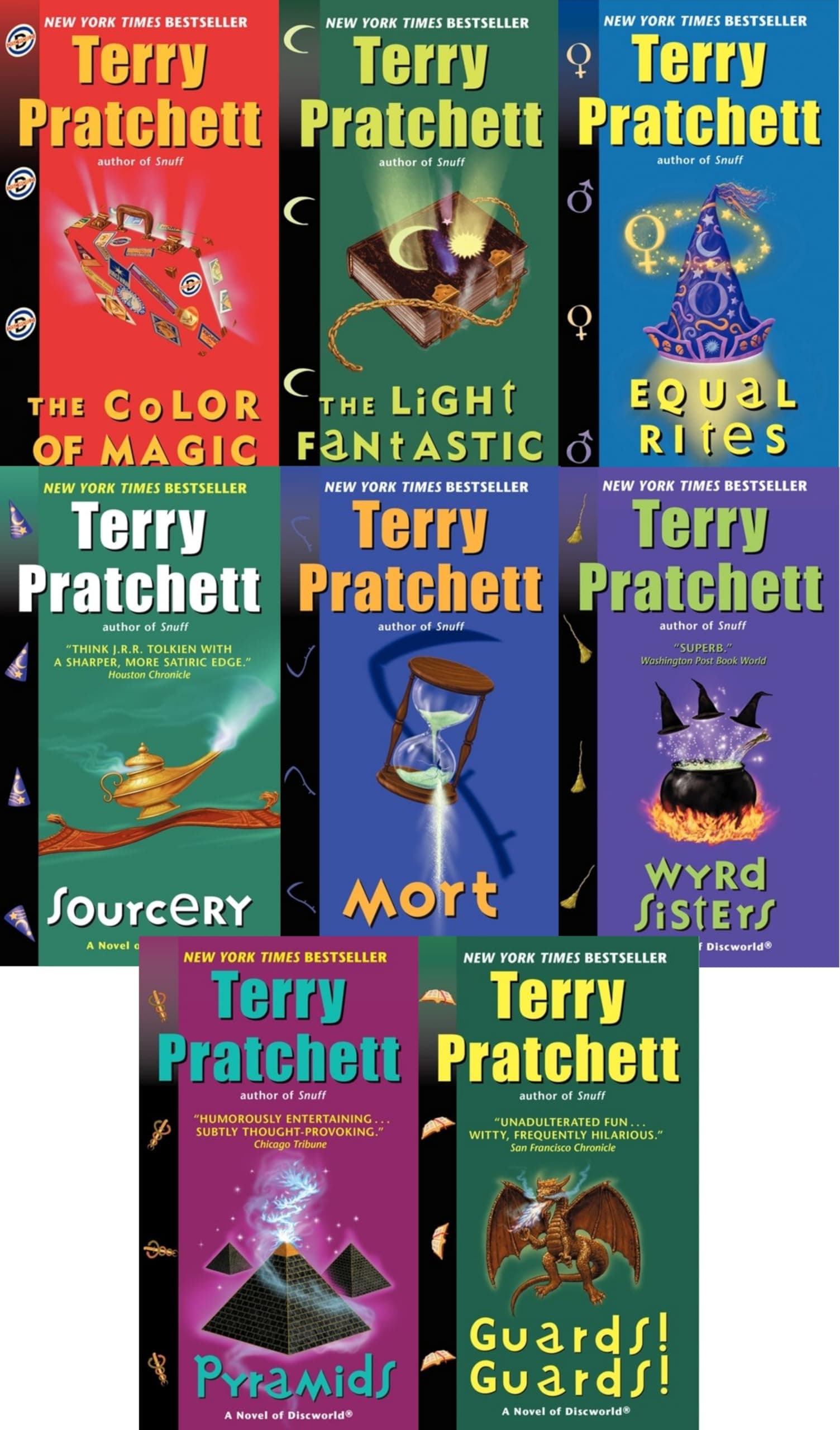 1-8 Discworld Paperback Set
