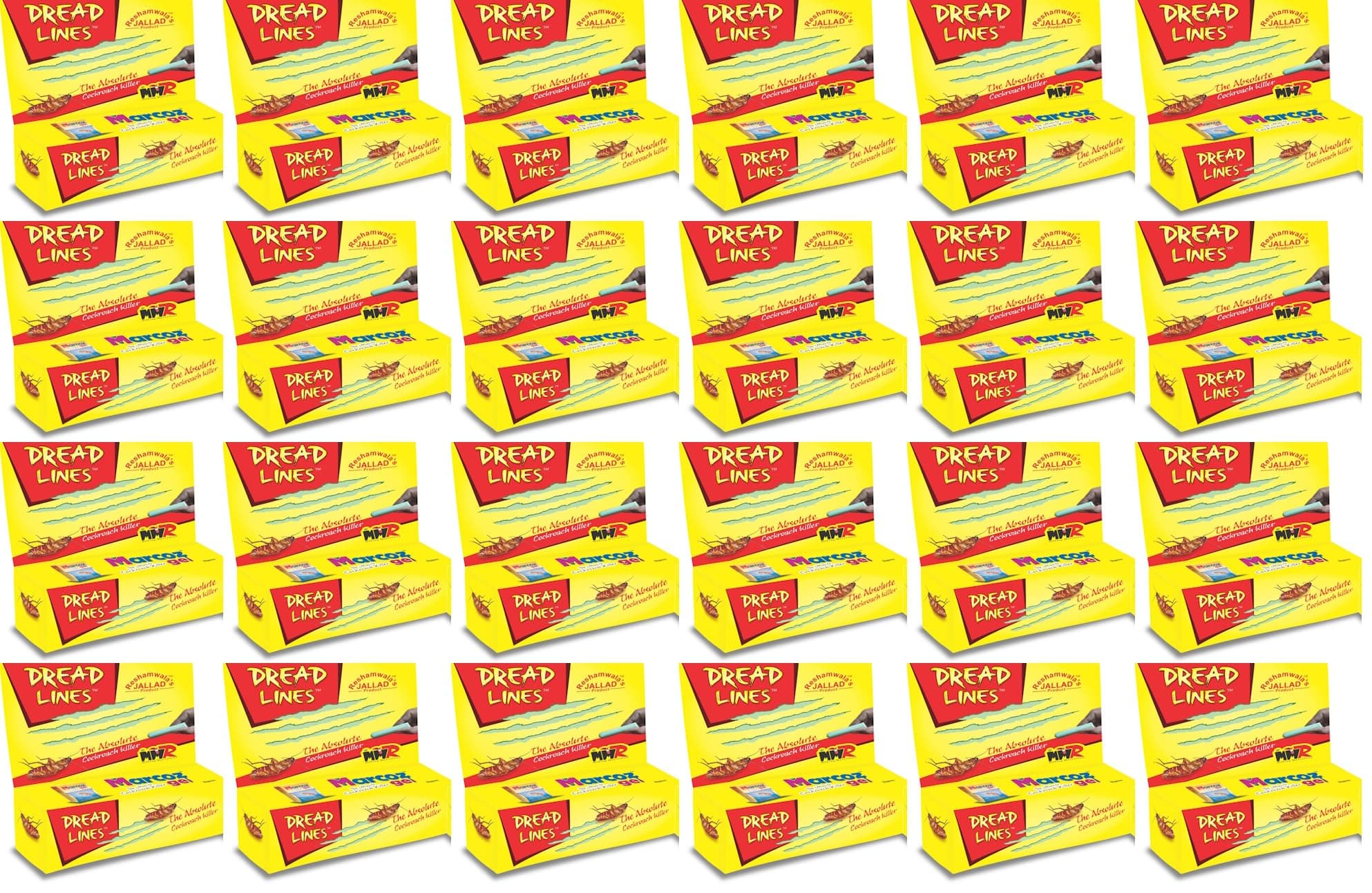 MMR Making MMMRMaking Marvelous Dread Line Strong Chalk Cockroach Ant and Insect Killer Very Effective Powerful Long Lasting Pack of (24)