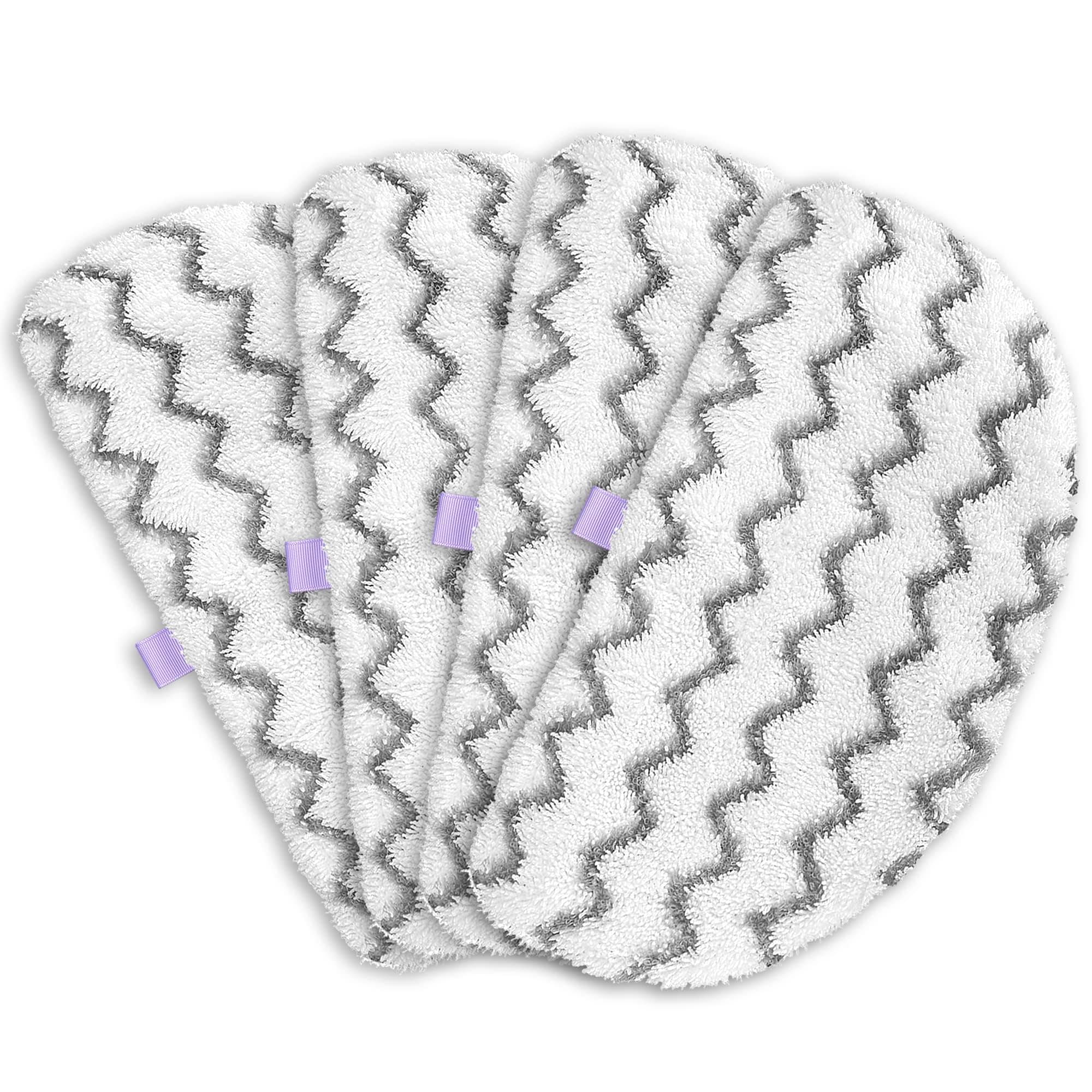 4 Pack PowerFresh Replacement Steam Mop Pads Compatible with Bissell PowerFresh Steam Mop, Fits 1940, 1806, 1544, 1440 Series, Microfiber Scrubbing Pads for Sealed Hard Floors