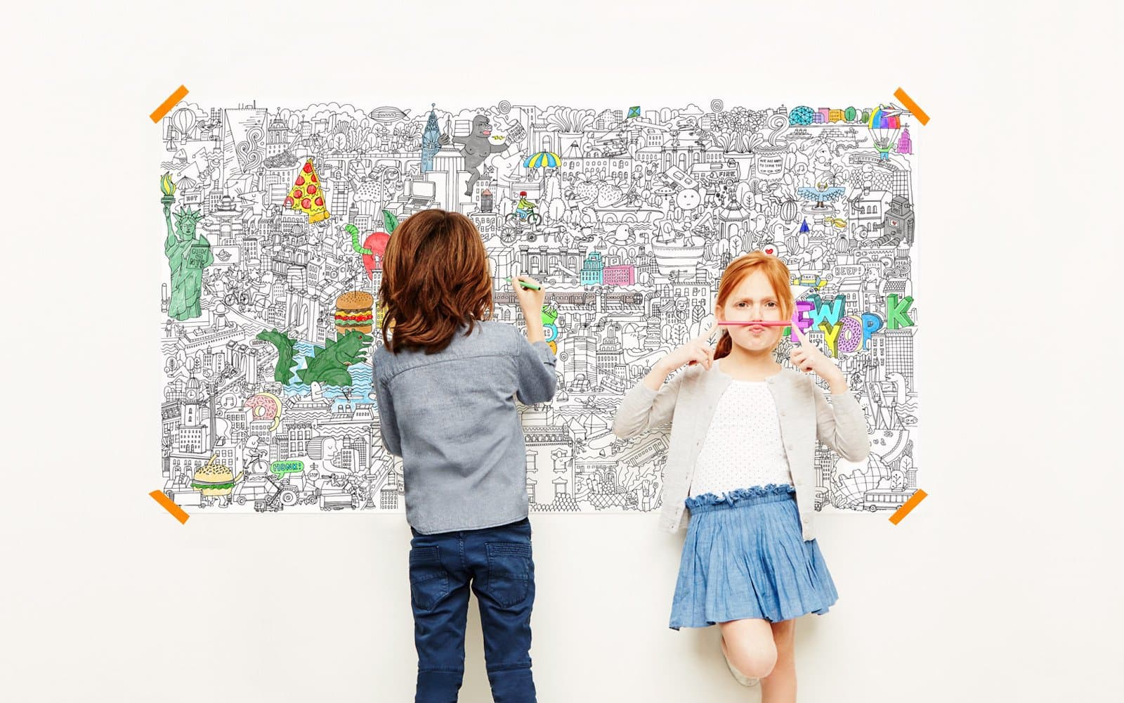 Pirasta - Really Big Coloring Poster - Big Apple