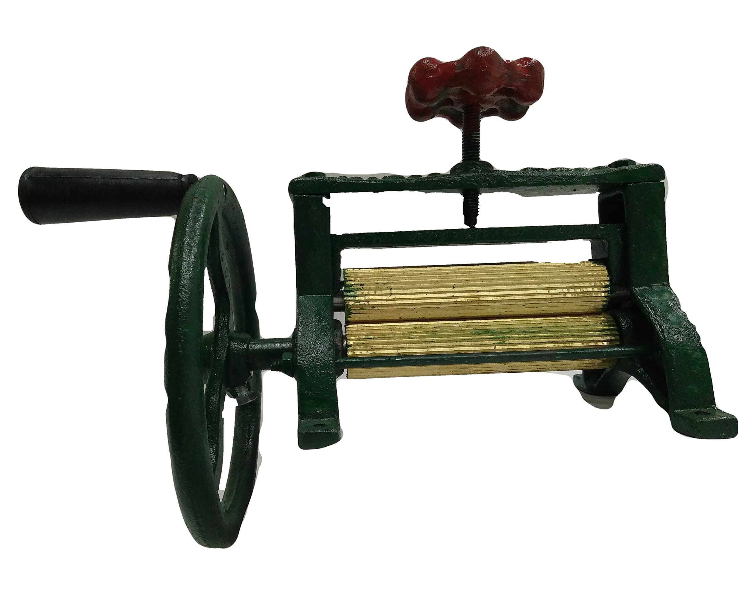 Iron Hand Press Cast Mill Herb Spice Dry Squid Brass Extractor Small VTG