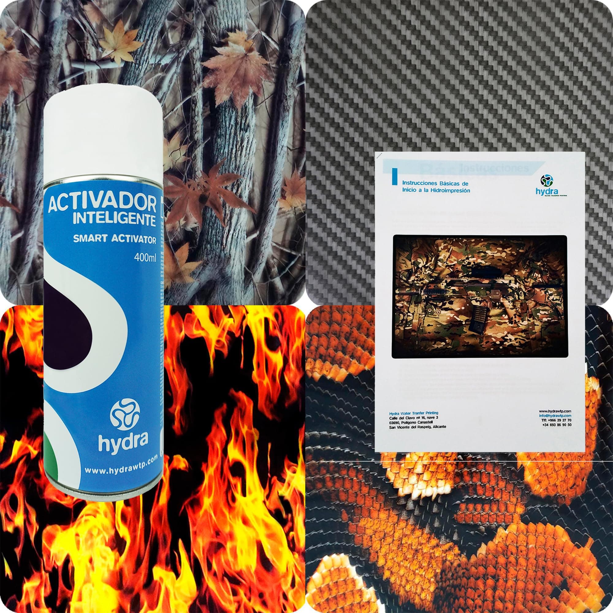 Hydra Mini Kit Water Printing Activator Water Transfer Printing Hydro-graphics – Activator 250 ml