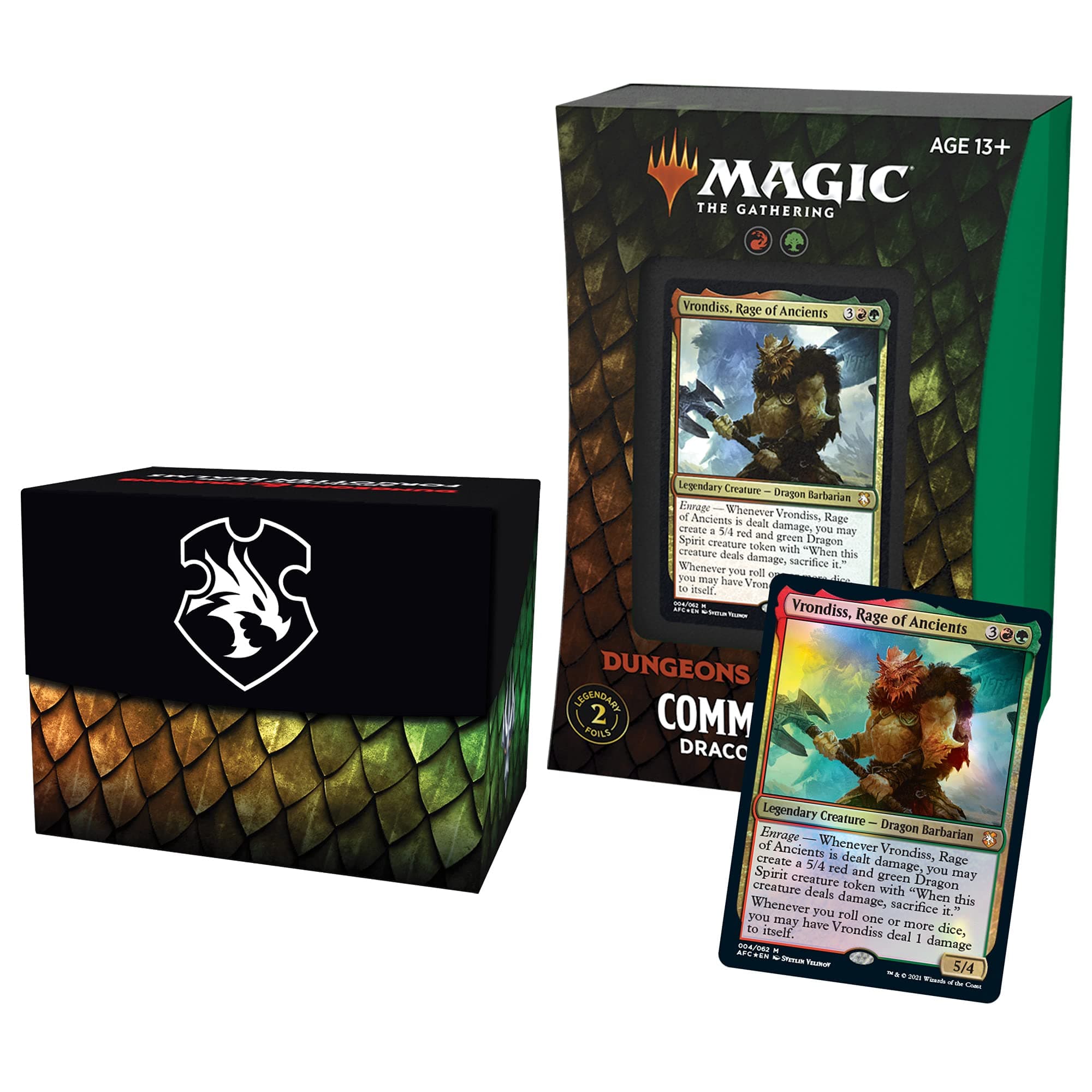 Magic: The Gathering Adventures in The Forgotten Realms Commander Deck – Draconic Rage (Red-Green)
