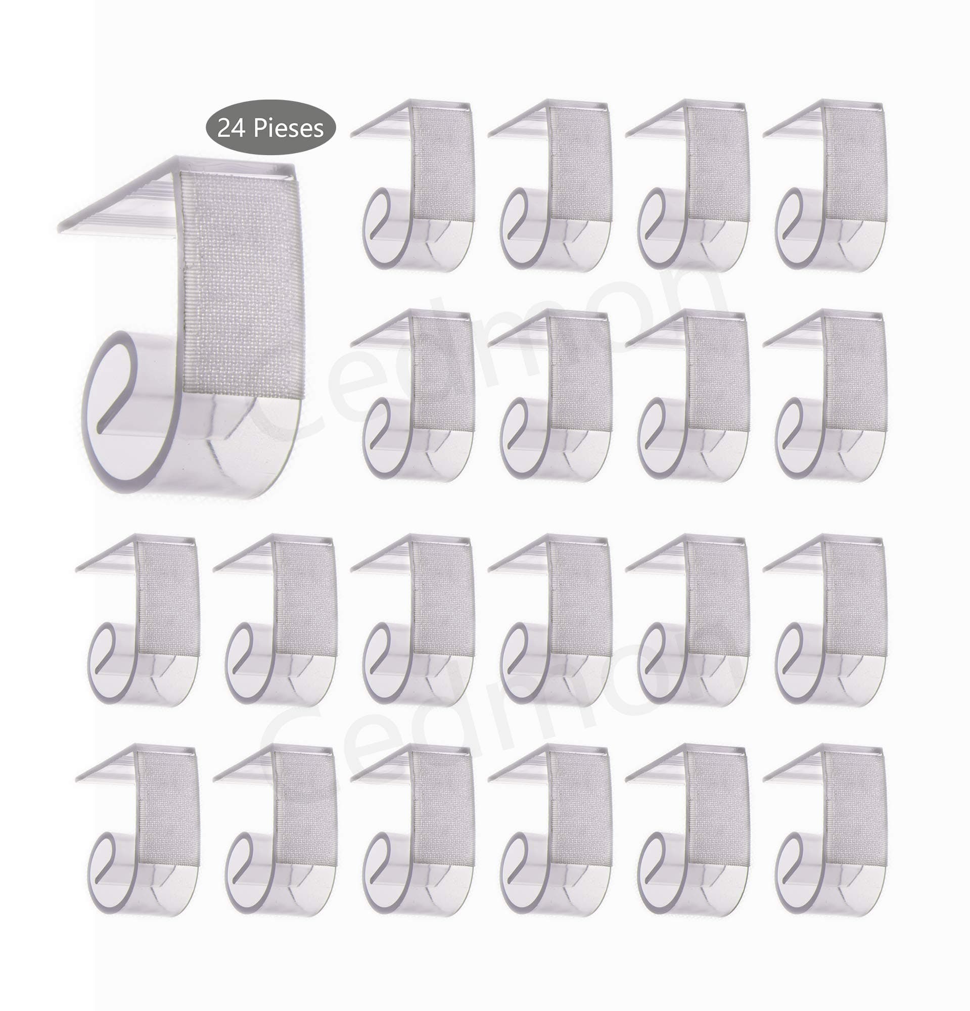 Table Skirting Clips Tablecloth Clips for Table 1" 1/2-2 1/8", Set of 24