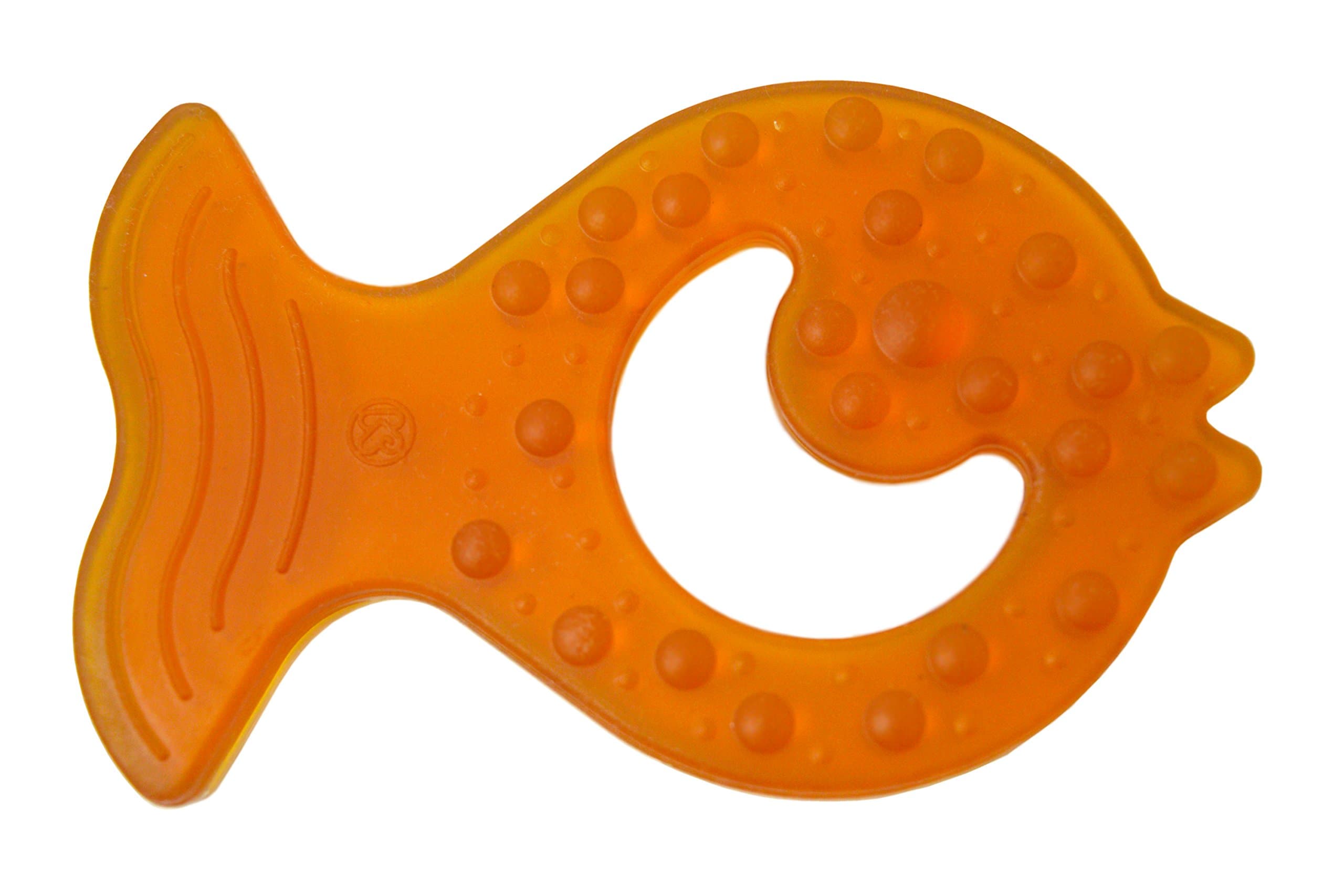 Organic teether - Baby Toy Made from Pure Natural Rubber - The Teething Ring is Free of PVC, BPA, phthalates and nitrosamines - Reaches incisors, Eye Teeth and molars - Suitable for Refrigerator use