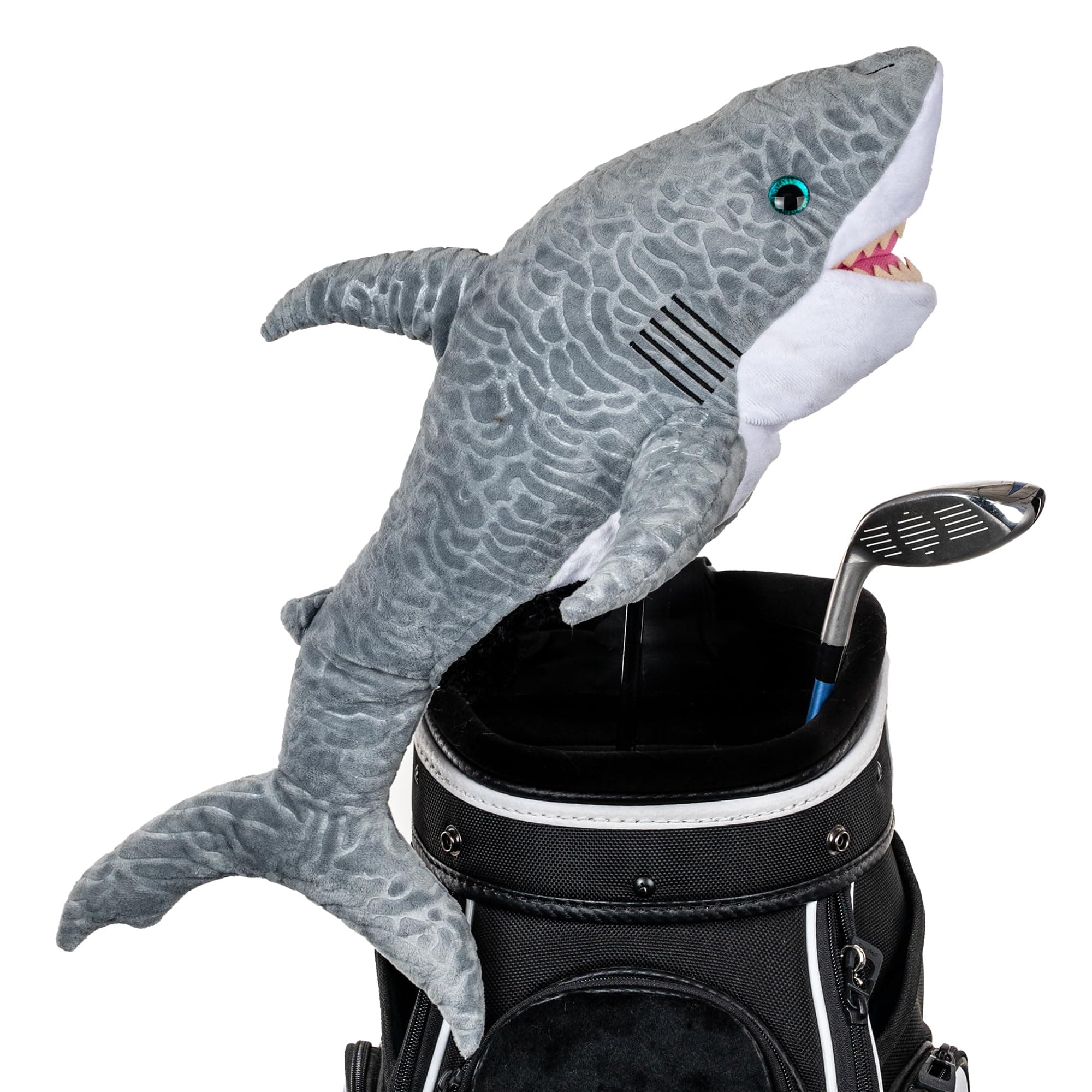 Daphne's Novely Headcover - Shark, Grey-White