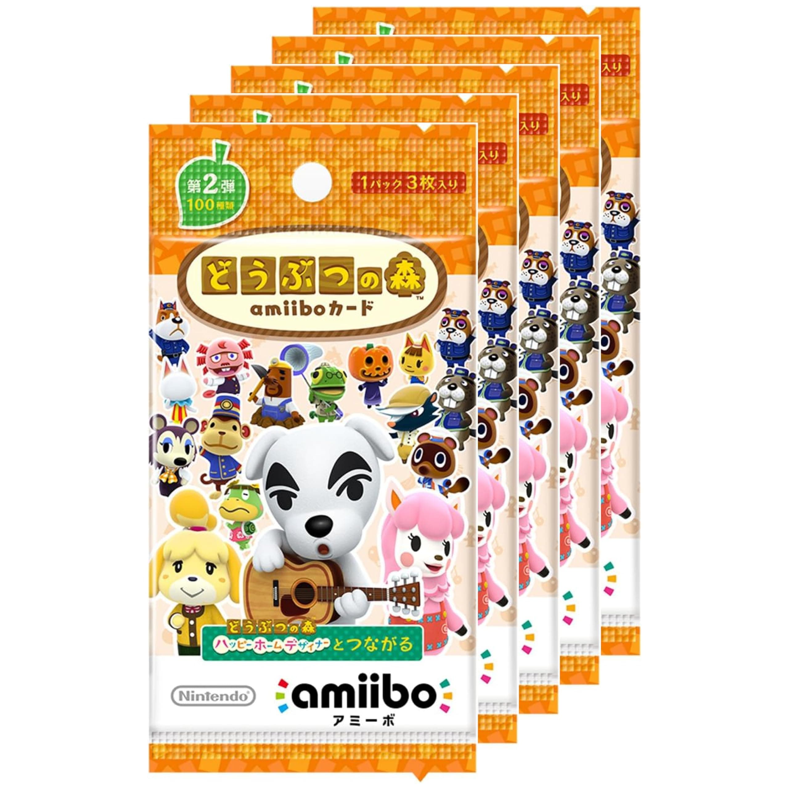 Animal Forest Amiibo Card Vol. 2 (Set of 5)