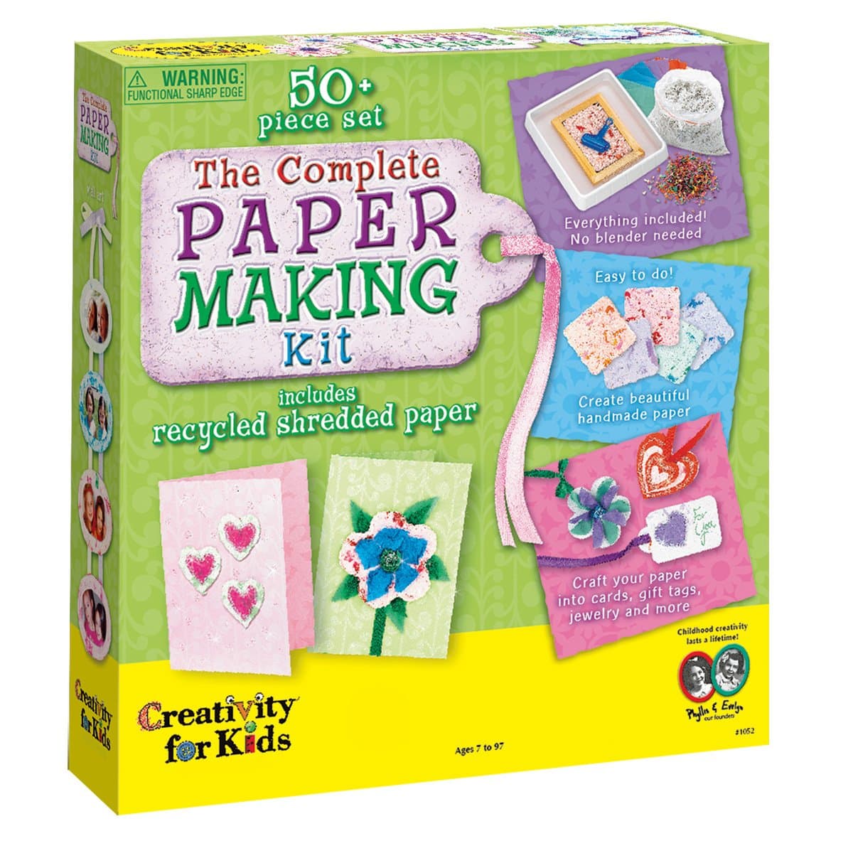 West Design West DesignCFK1052 Junior Selection The Complete Paper Making Creativity Large Kit for Kids, Multi-Color