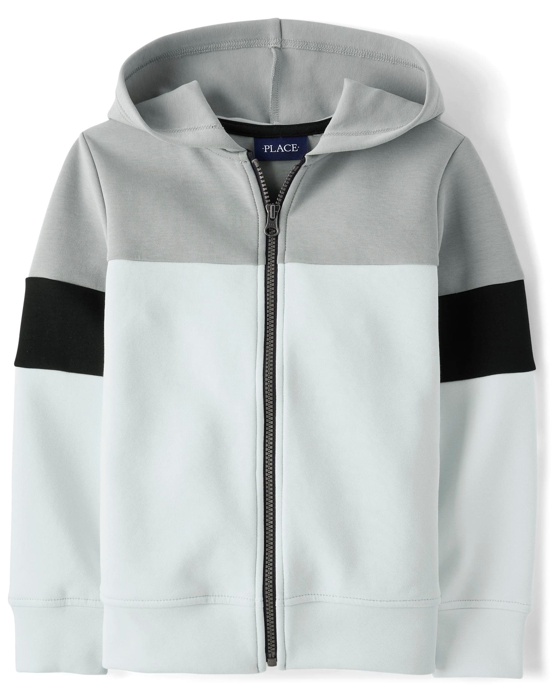 Active Long Sleeve Hooded Full Zip Front Sweatshirt