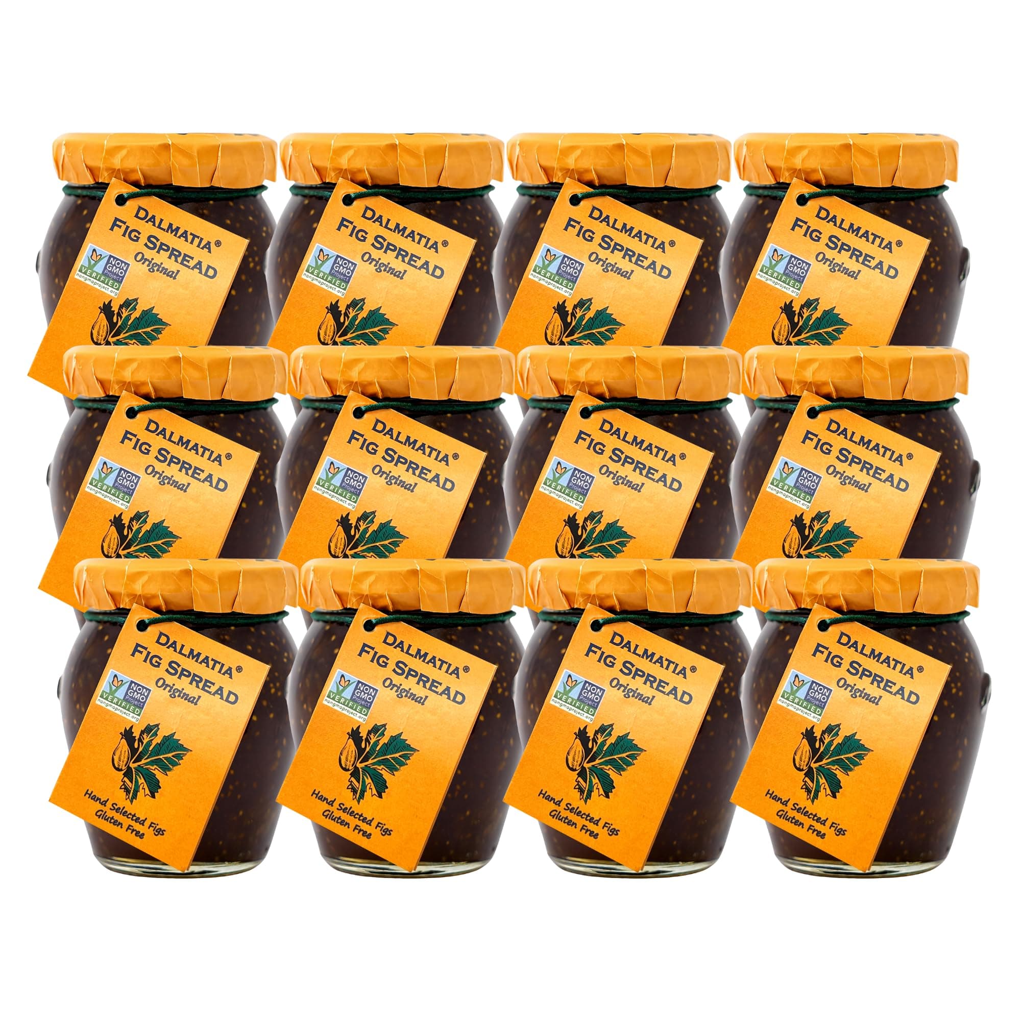 Fig Spread, 8.5 oz | All-Natural, Non-GMO, Award-Winning Mediterranean Spread | Perfect for Cheese Boards, Toast & Baking | Product of Croatia (Pack of 12)