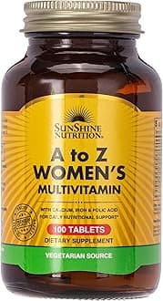 A To Z Women's Multivitamins 100 Vegetarian Tablets | For Daily Nutrition Requirement