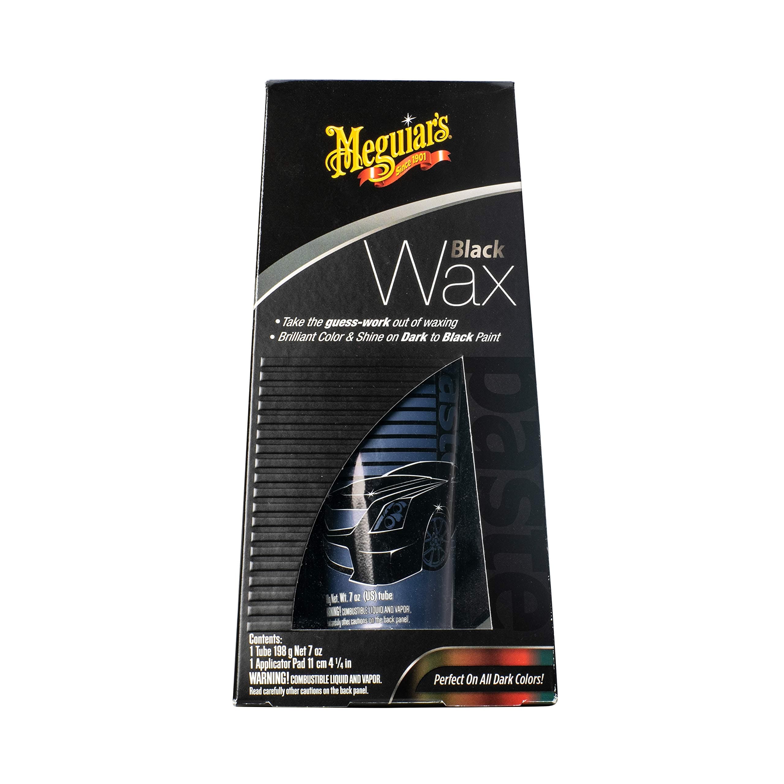 Meguiar's G6207 Black Wax Paste, 7oz