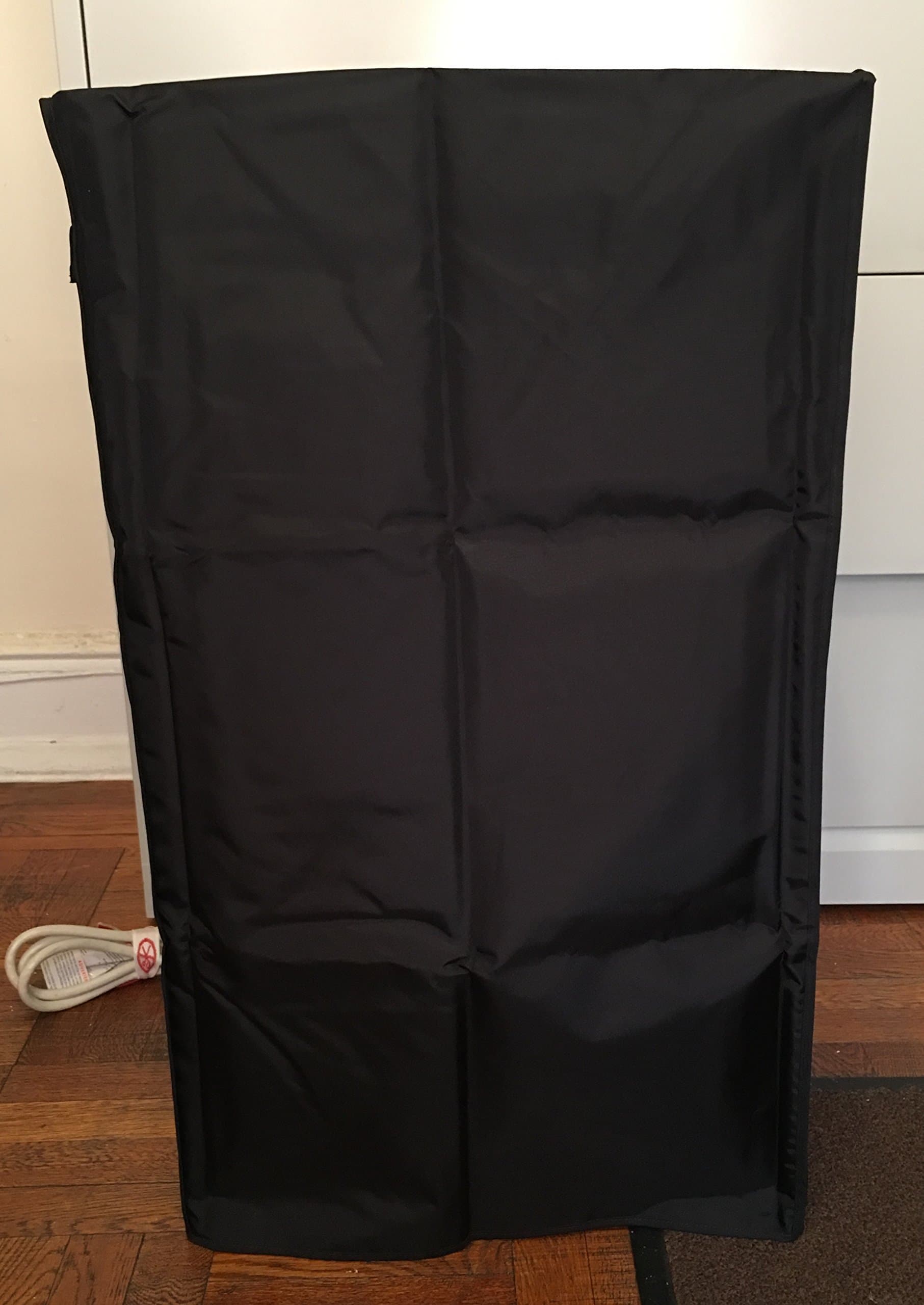 Comp Bind Technology Friedrich ZoneAire PH14B Portable Air Conditioner Black Nylon Anti-Static Dust Cover with side package to put the remote control Dimensions 19.5'W x 15.5'D x 33.7'H