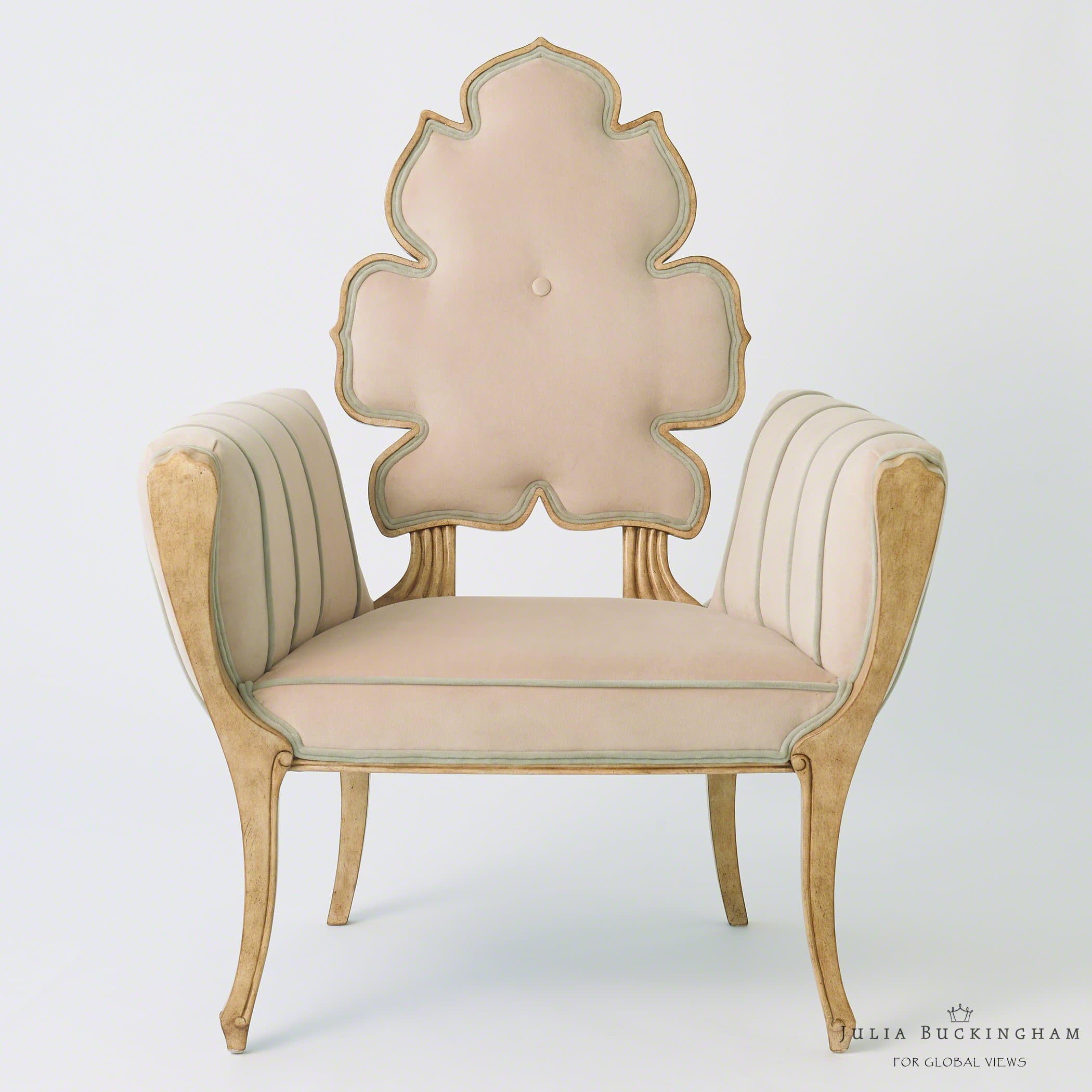 Global Views Wiggle Chair Pearl