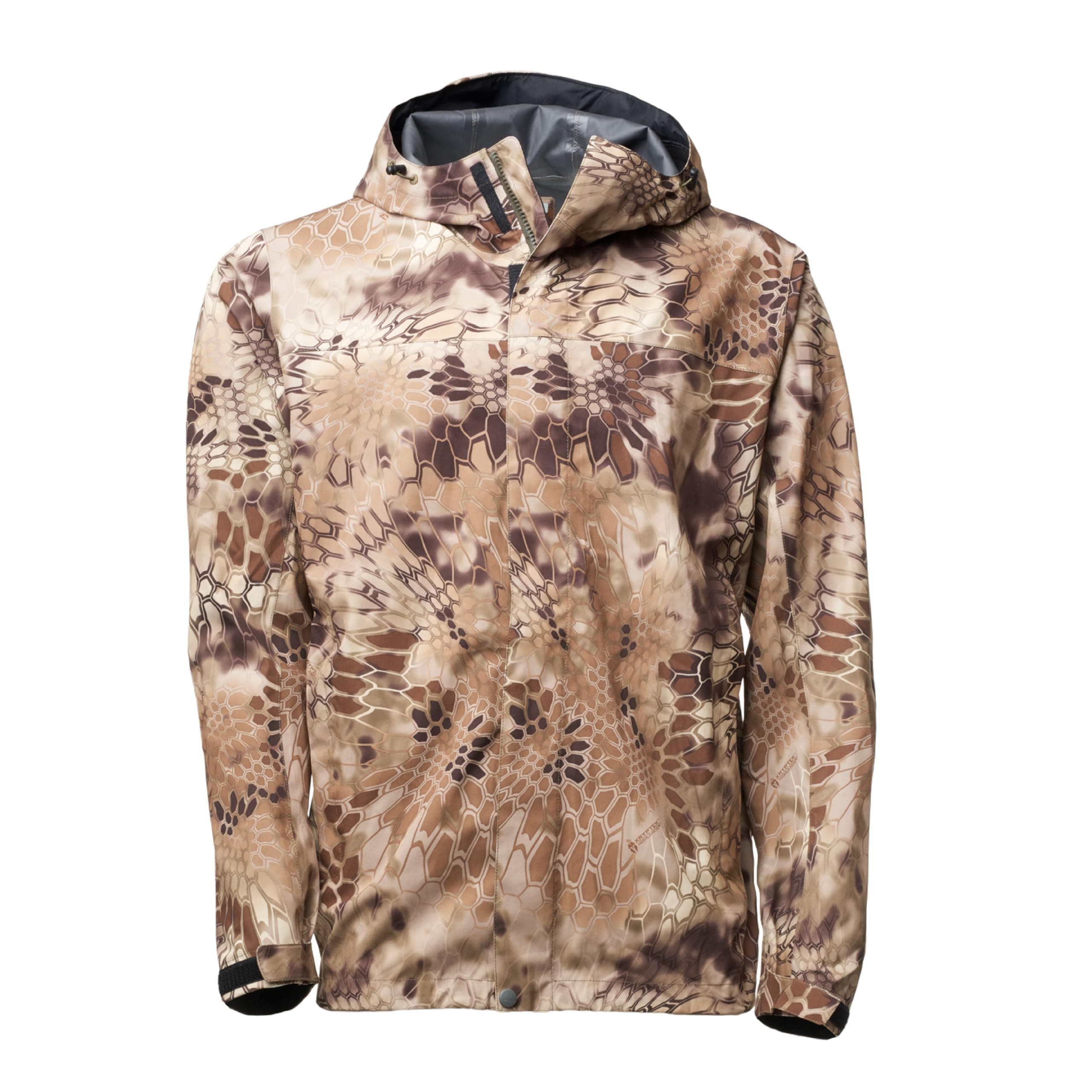 KryptekMen’s Jupiter Waterproof, Breathable, Packable Camo Hunting Jacket