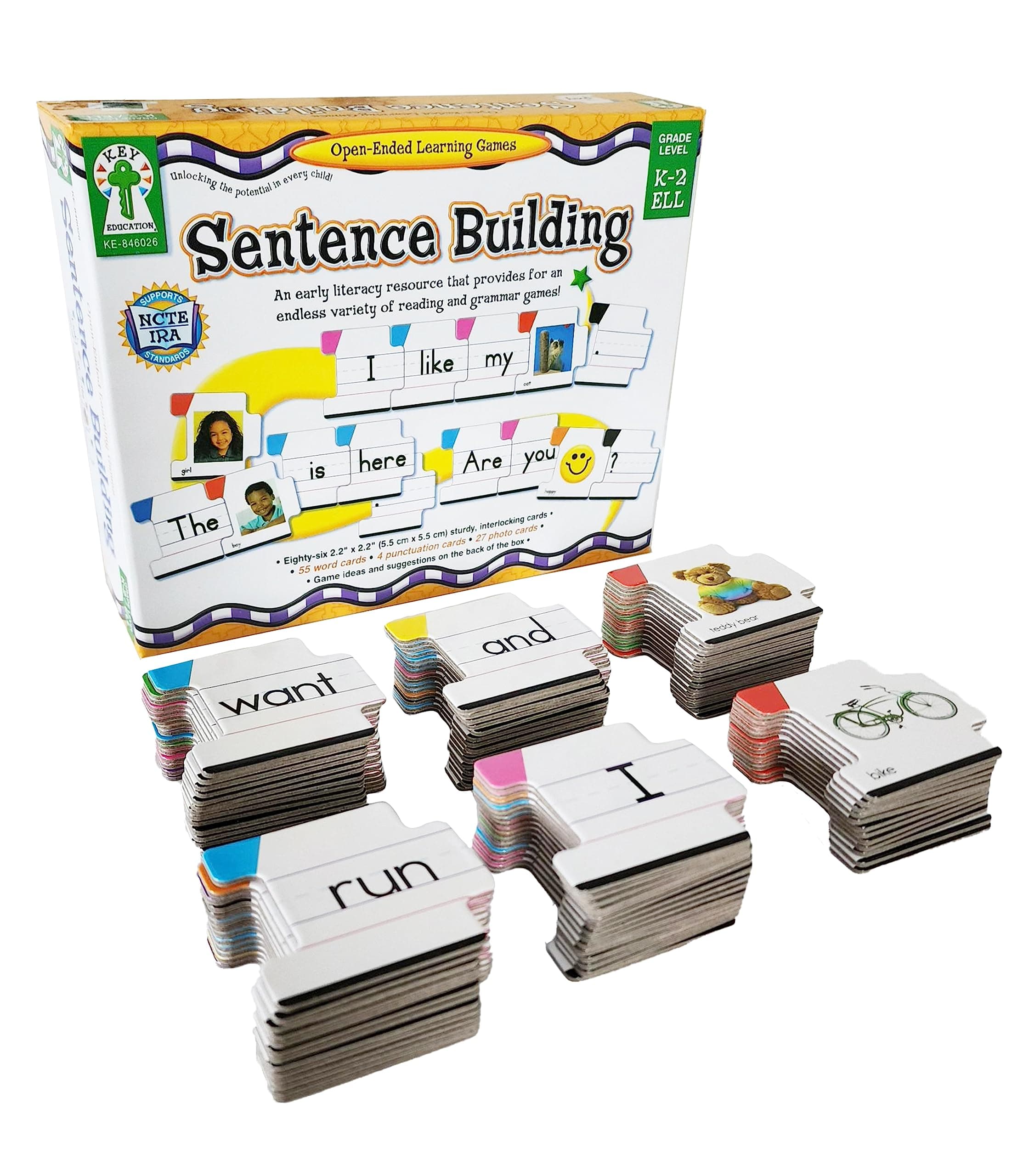 Sentence Building: Grade Level K-2 / Ell (Open-ended Learning Games)