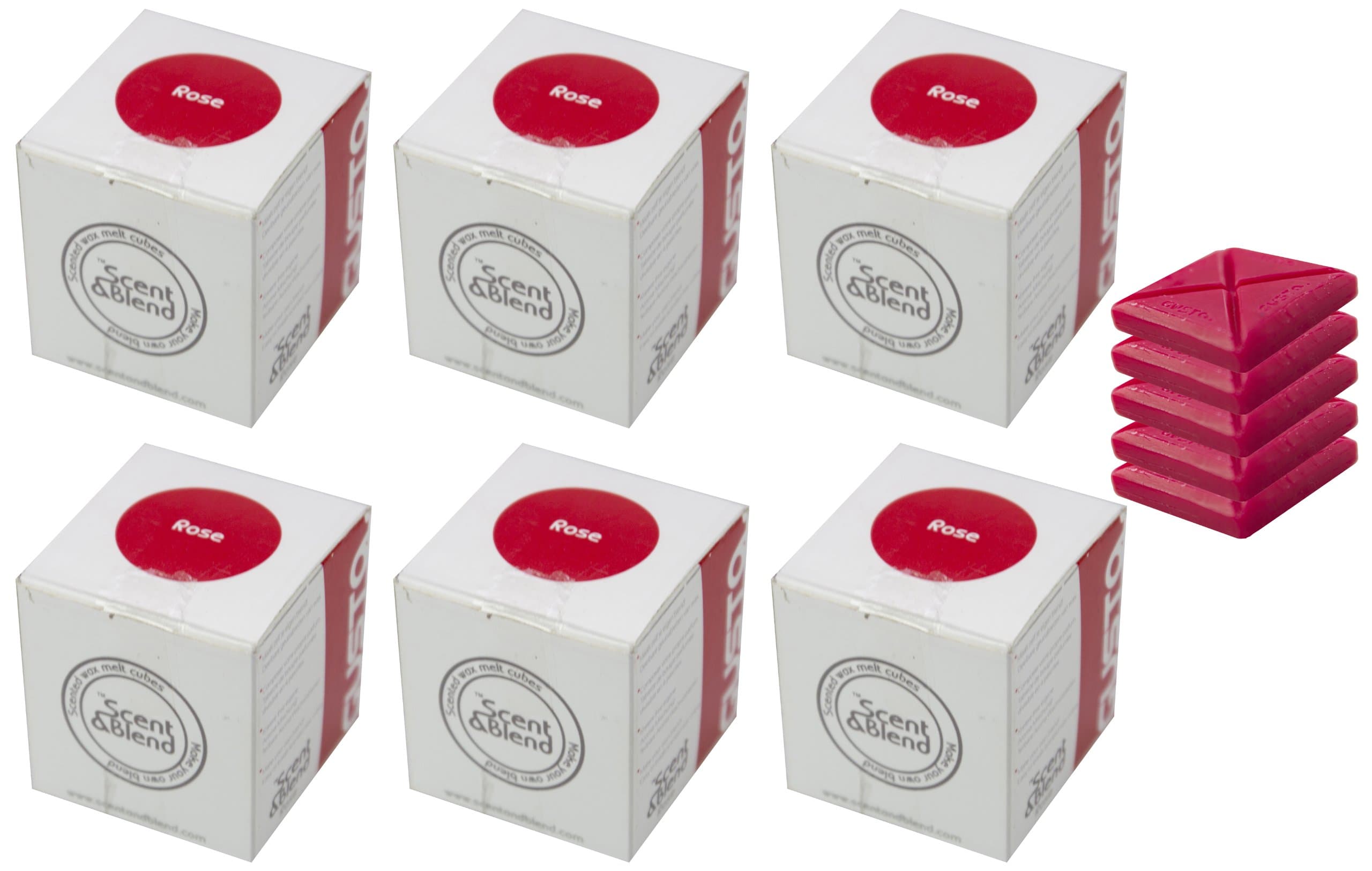 Scent and Blend Rose Scented Wax Cubes Boxed Set