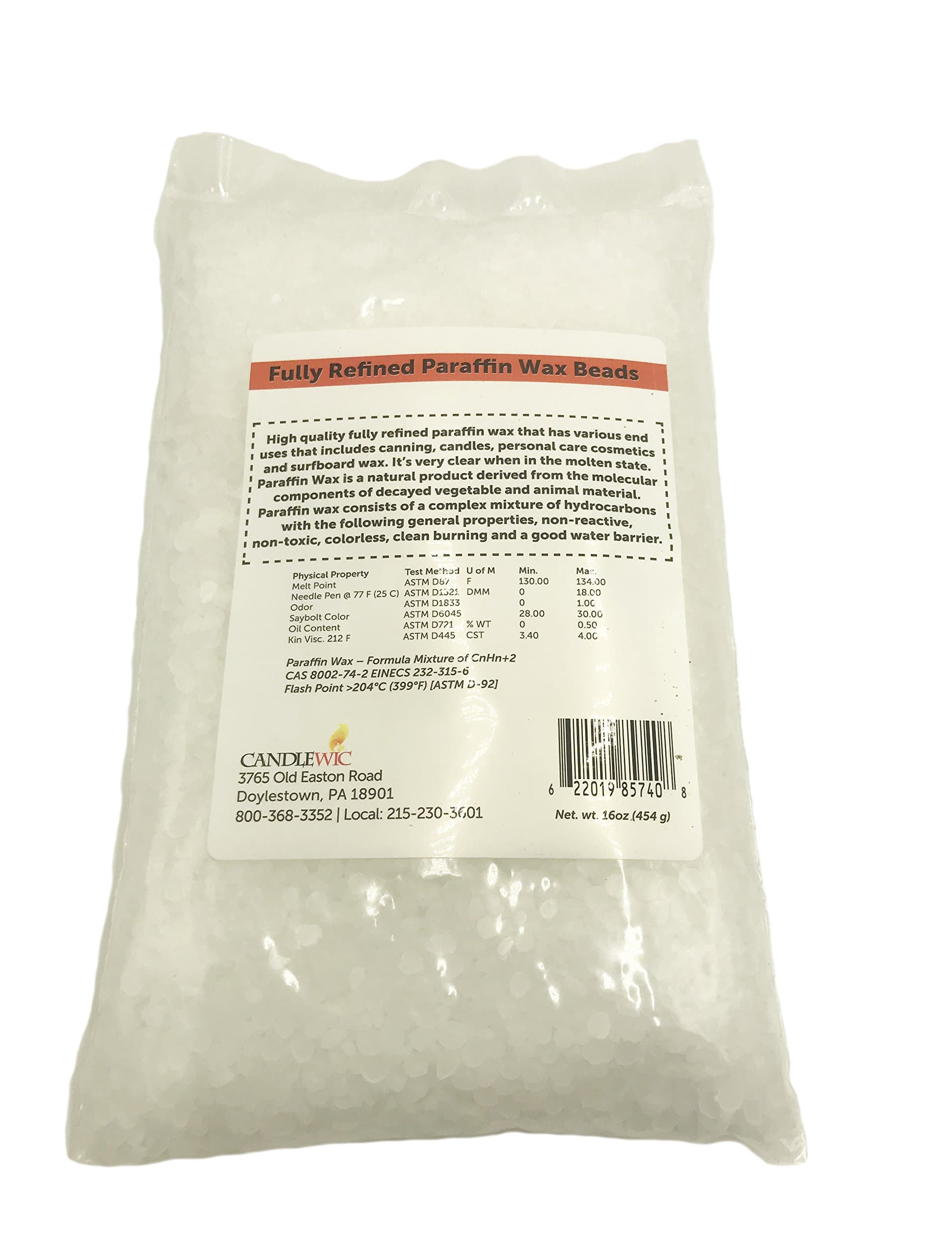 Fully Refined Paraffin Wax Beads (1 lb.)