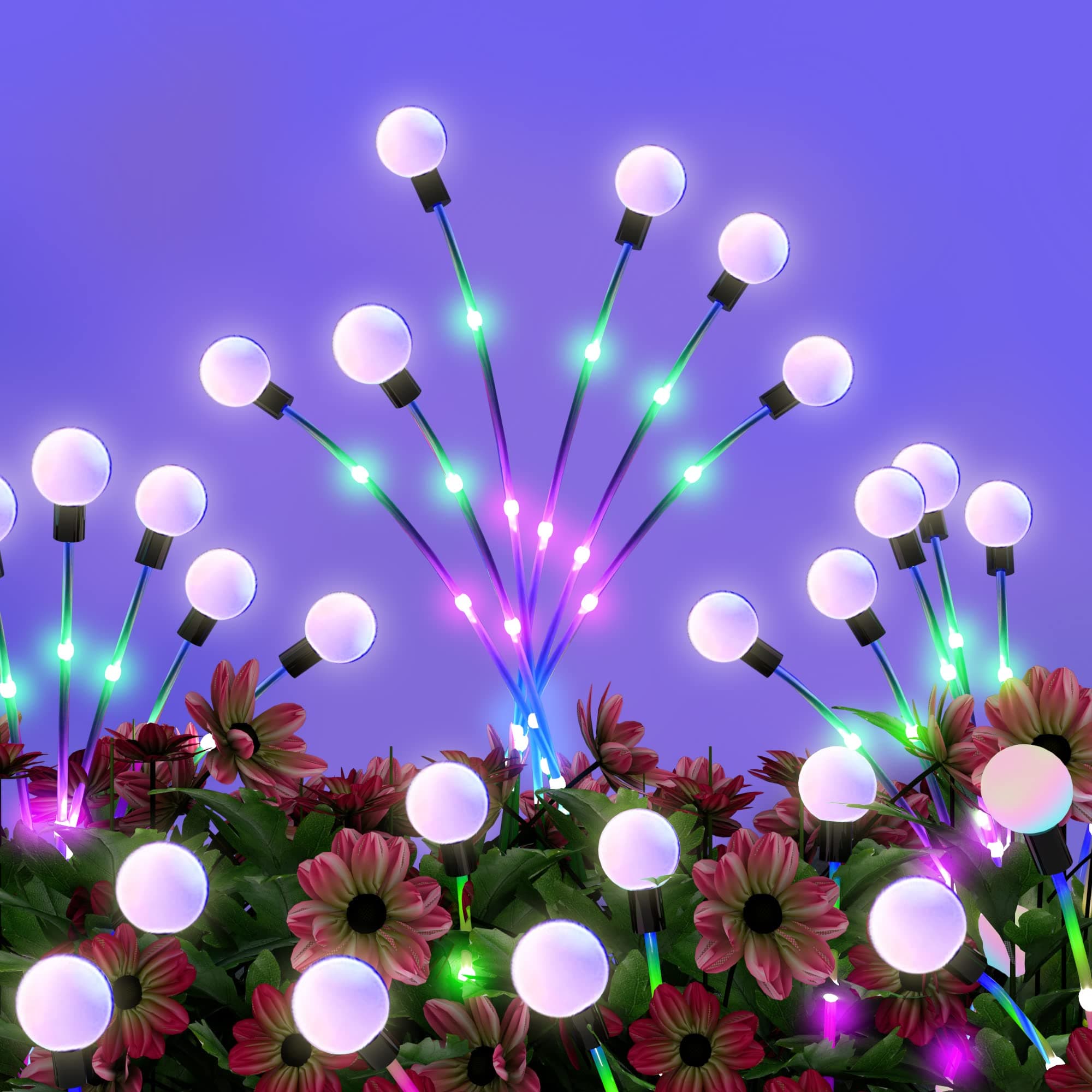 Anthter Firefly Lights Solar Outdoor (Colorful)