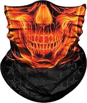 Obacle Bandana Face Mask Neck Gaiter Tube Mask Men Women for Sun Dust Protection