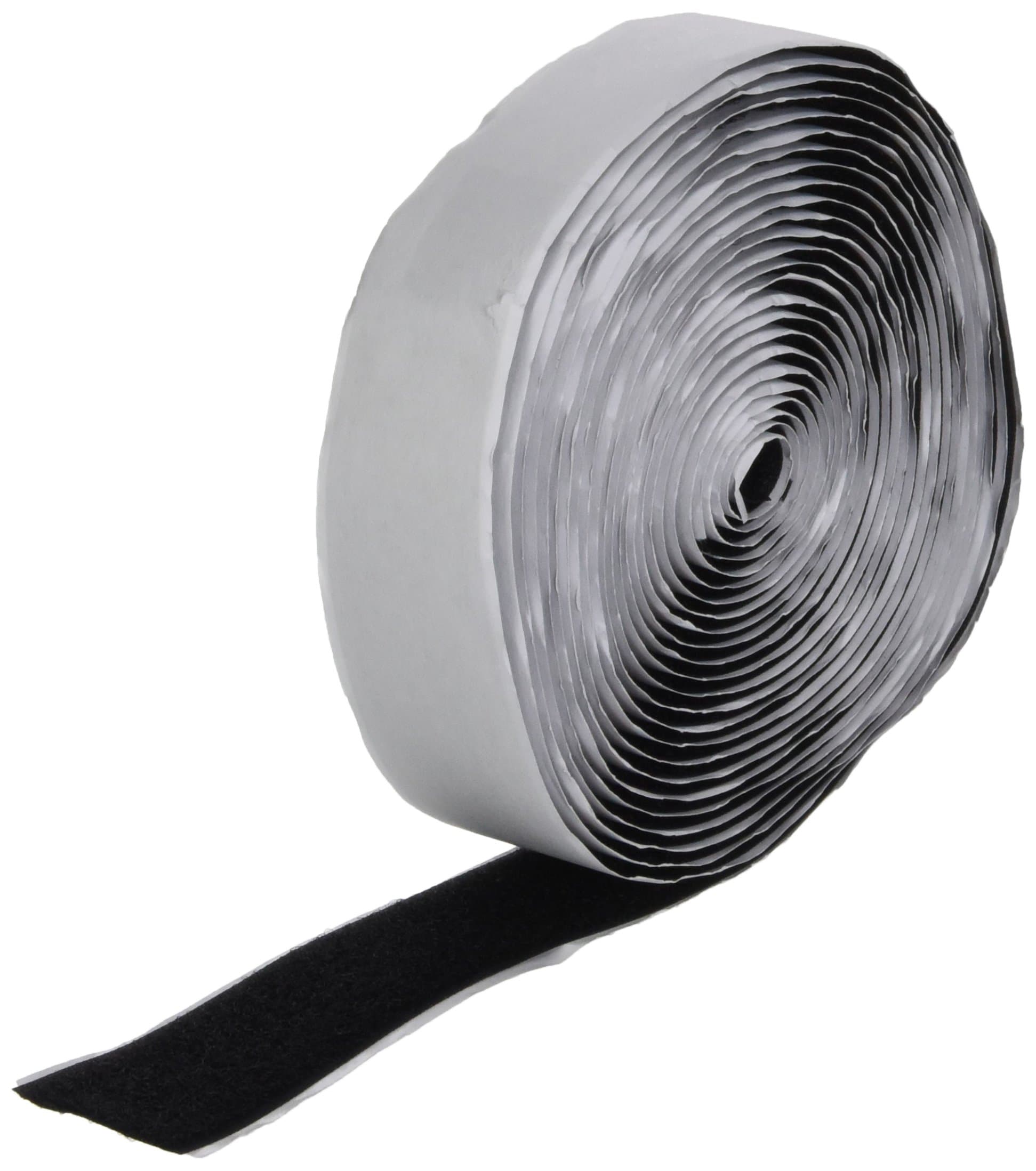 The Elixir Deco Sticky-Back Hook and Look Fasteners, 1" 5 yd (15') Roll, Black