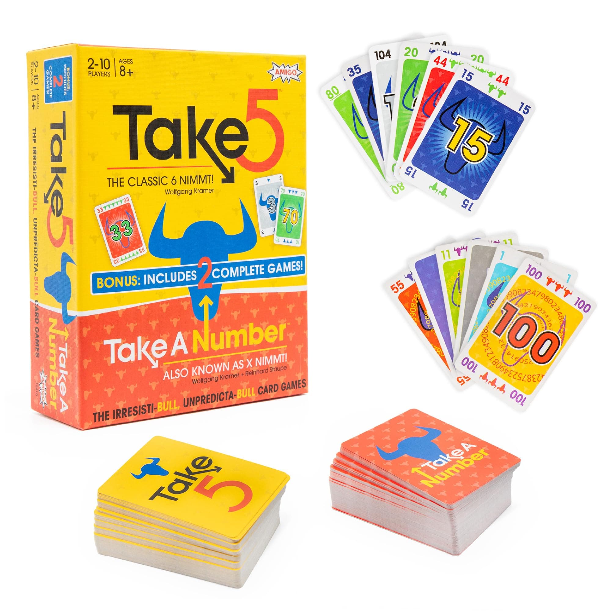 Amigo Take 5/Take a Number Board Game (Bonuspack), Multicolor (AMI18415)