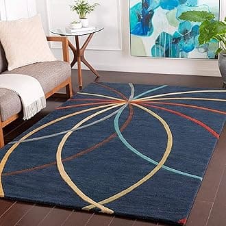 Carpet for Living Room Rugs for Bedroom 5x8 feet Floor mat Blue Web Color