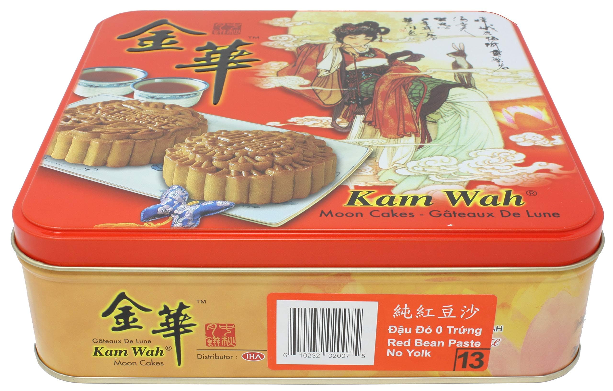 Kam Wah Mooncake - Red Bean (0 Yolk)