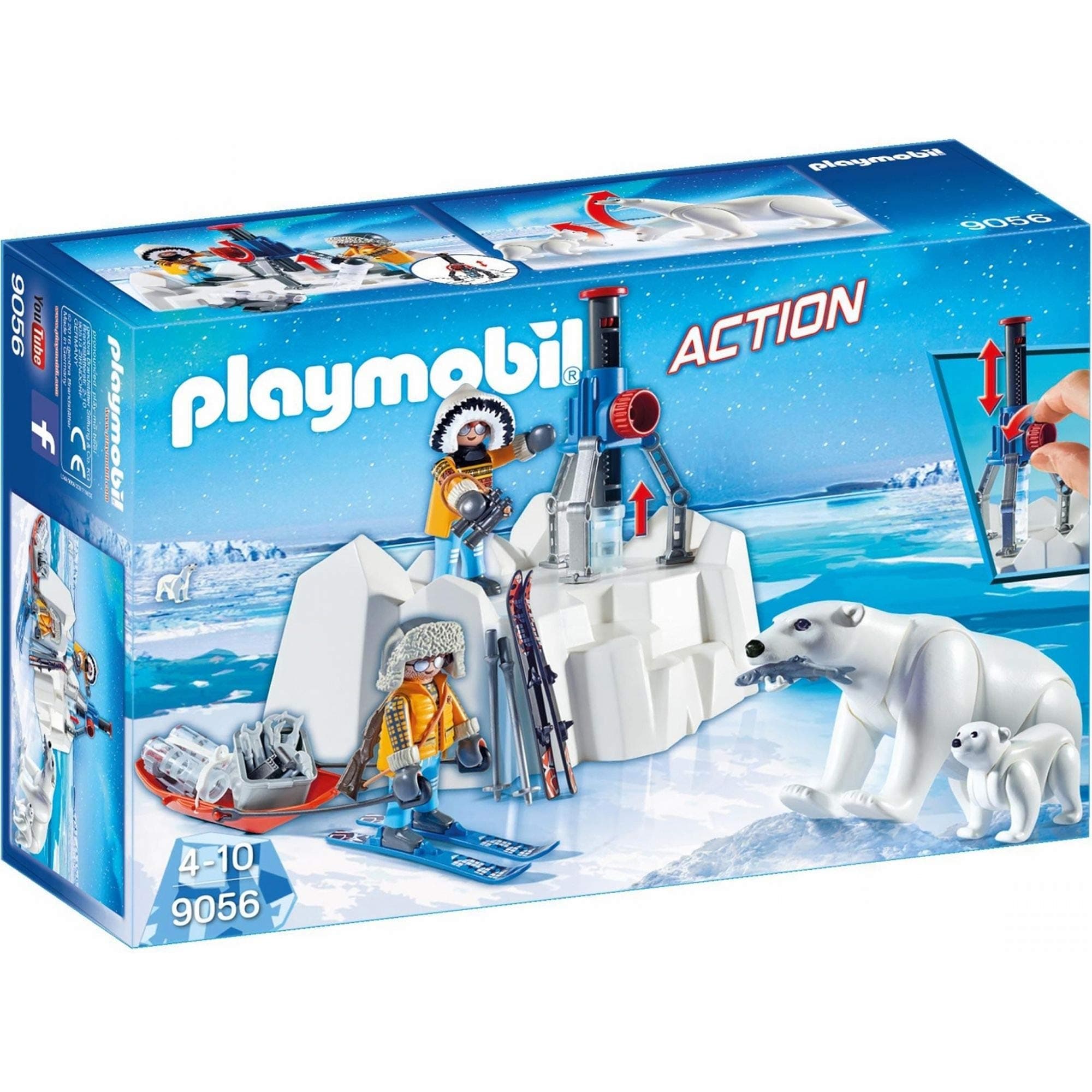 Playmobil Arctic Explorers With Polar Bears Set - 9056