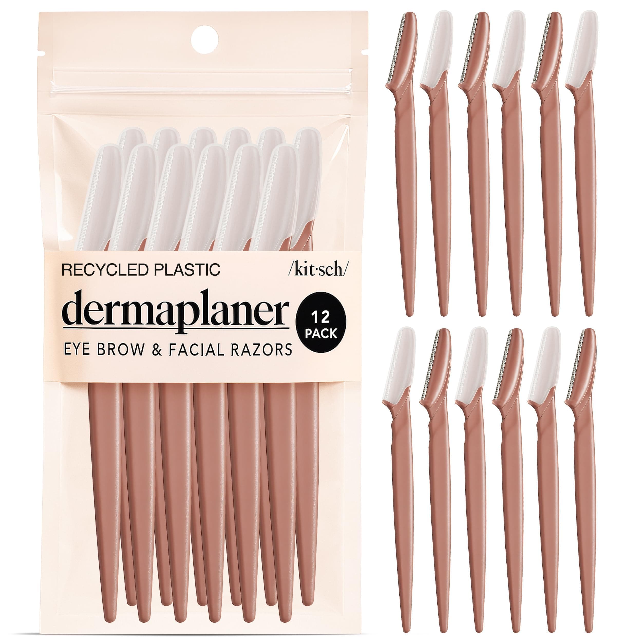 Kitsch Dermaplaning Tool Set - Pink
