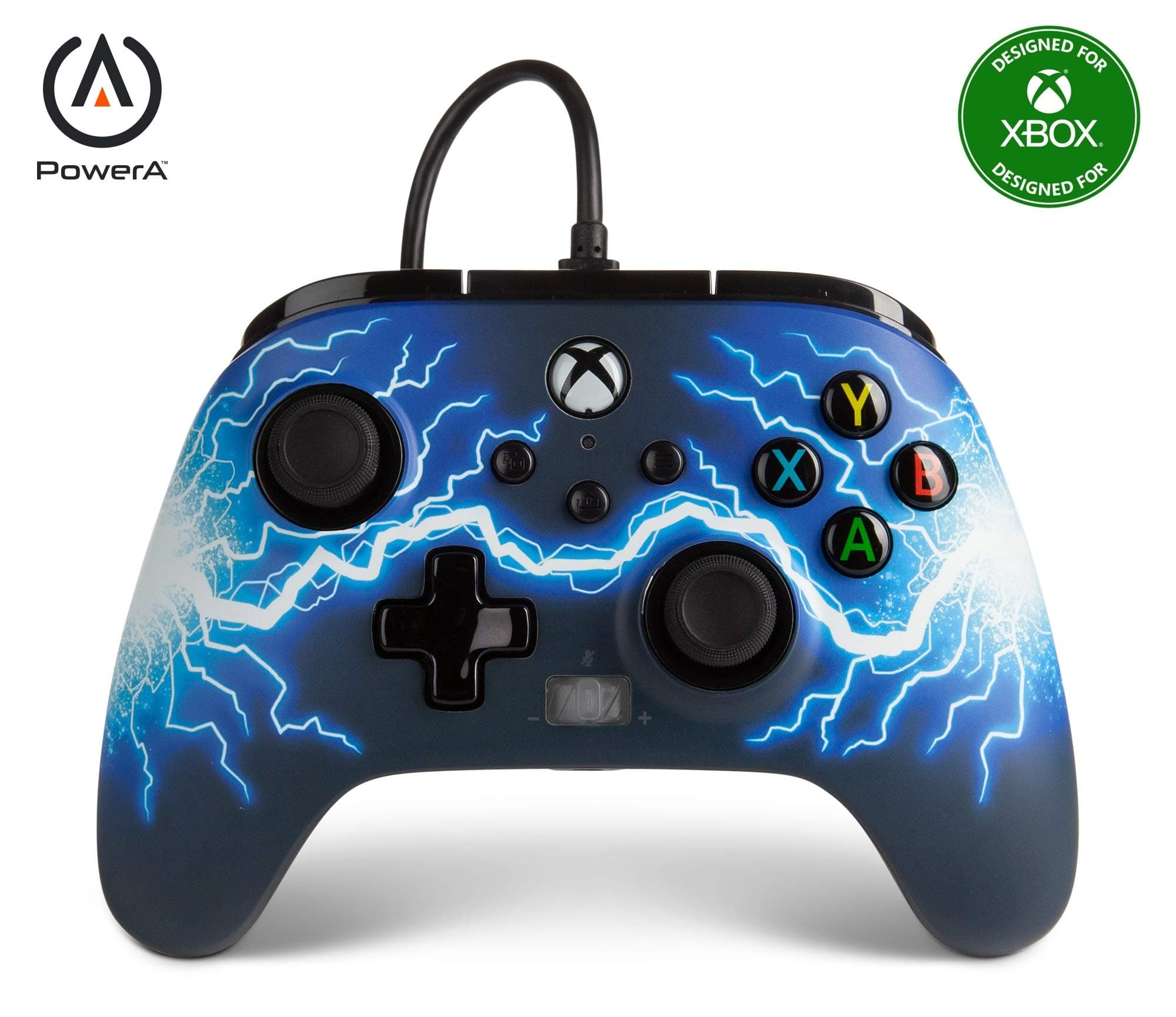 PowerA Enhanced Wired Controller for Xbox Series X|S - Arc Lightning, Officially Licensed for Xbox