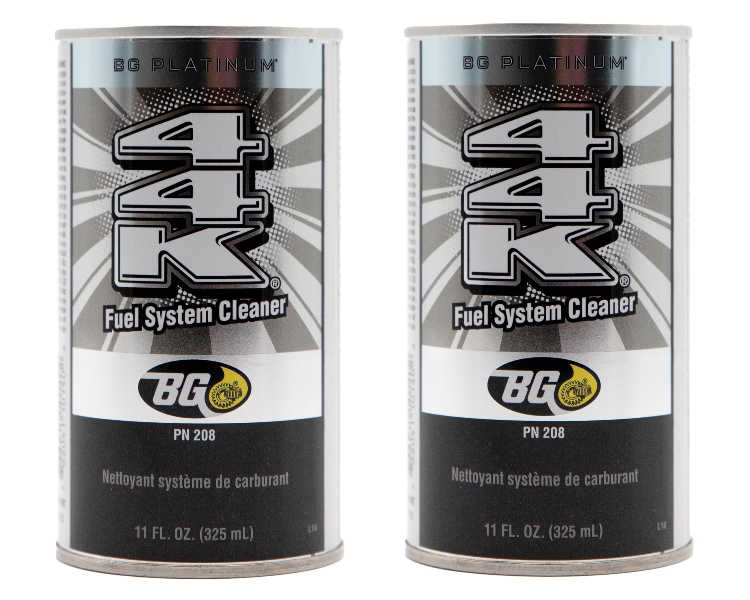 2 Pack Bg 44k Fuel System Cleaner Power Enhancer 11oz Can