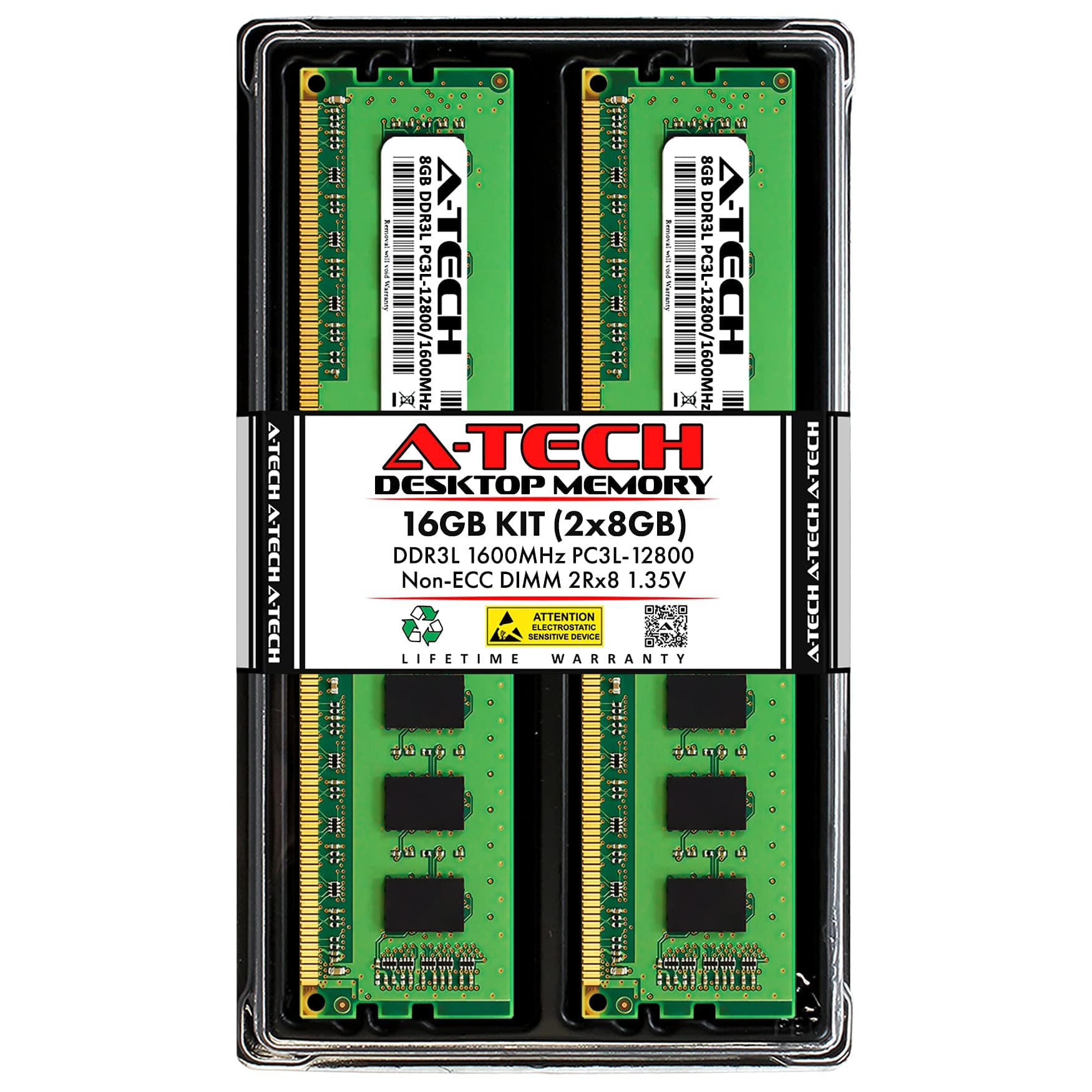 4GB DDR3 PC3-14900 Desktop Memory Module (240-pin DIMM, 1866MHz) Genuine A-Tech Brand