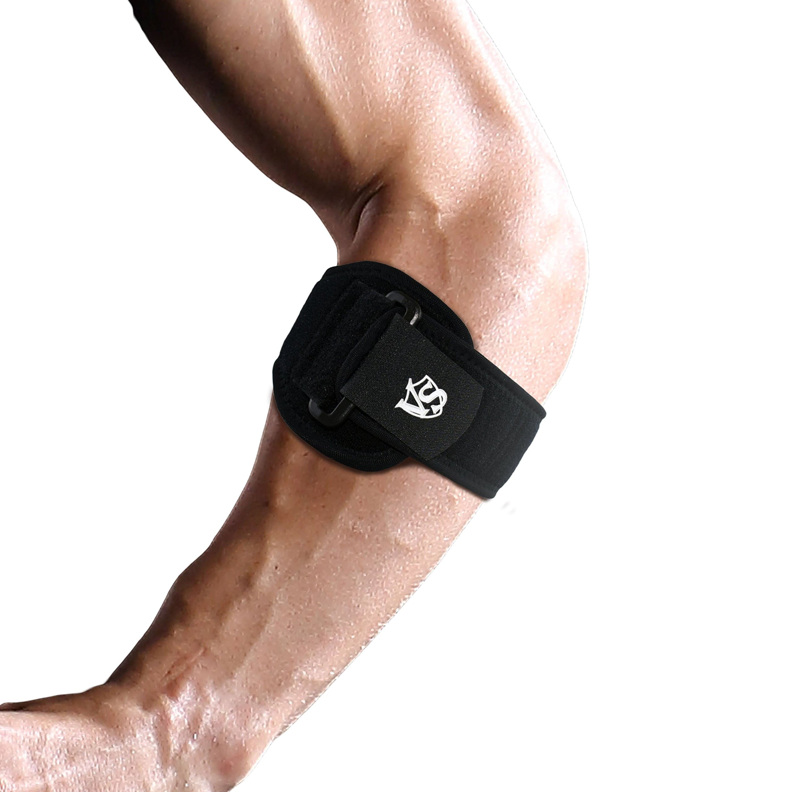 Vital Salveo-Germanium Compression Pad Elbow Brace/Support with Adjustable Strap-One Size (One size)