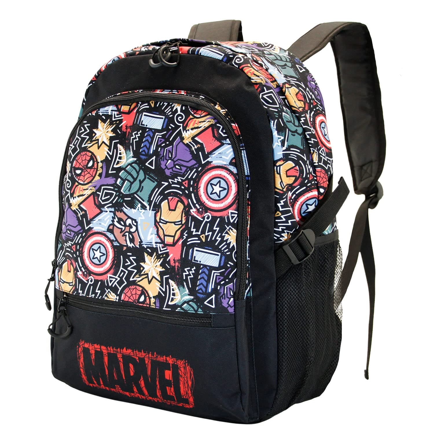 MarvelThe Avengers Fun-FAN HS Fight Backpack, Black
