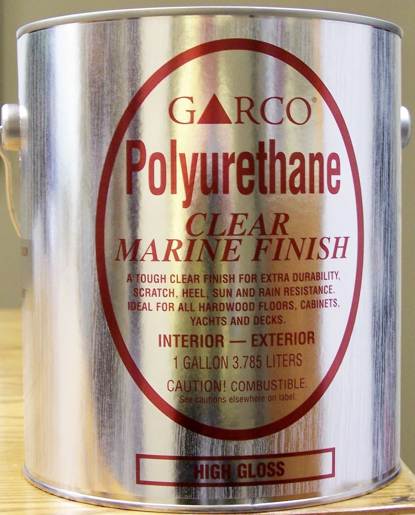 Garco Clear Marine Finish - High Gloss - Gallon - Polyurethane