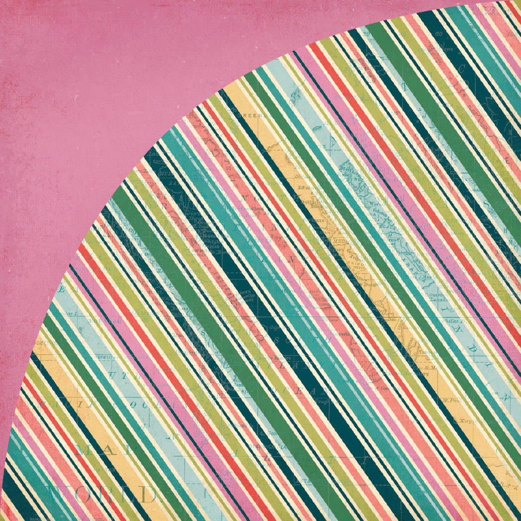 Basic Grey South Pacific Fiji Vintage Scrapbook Paper