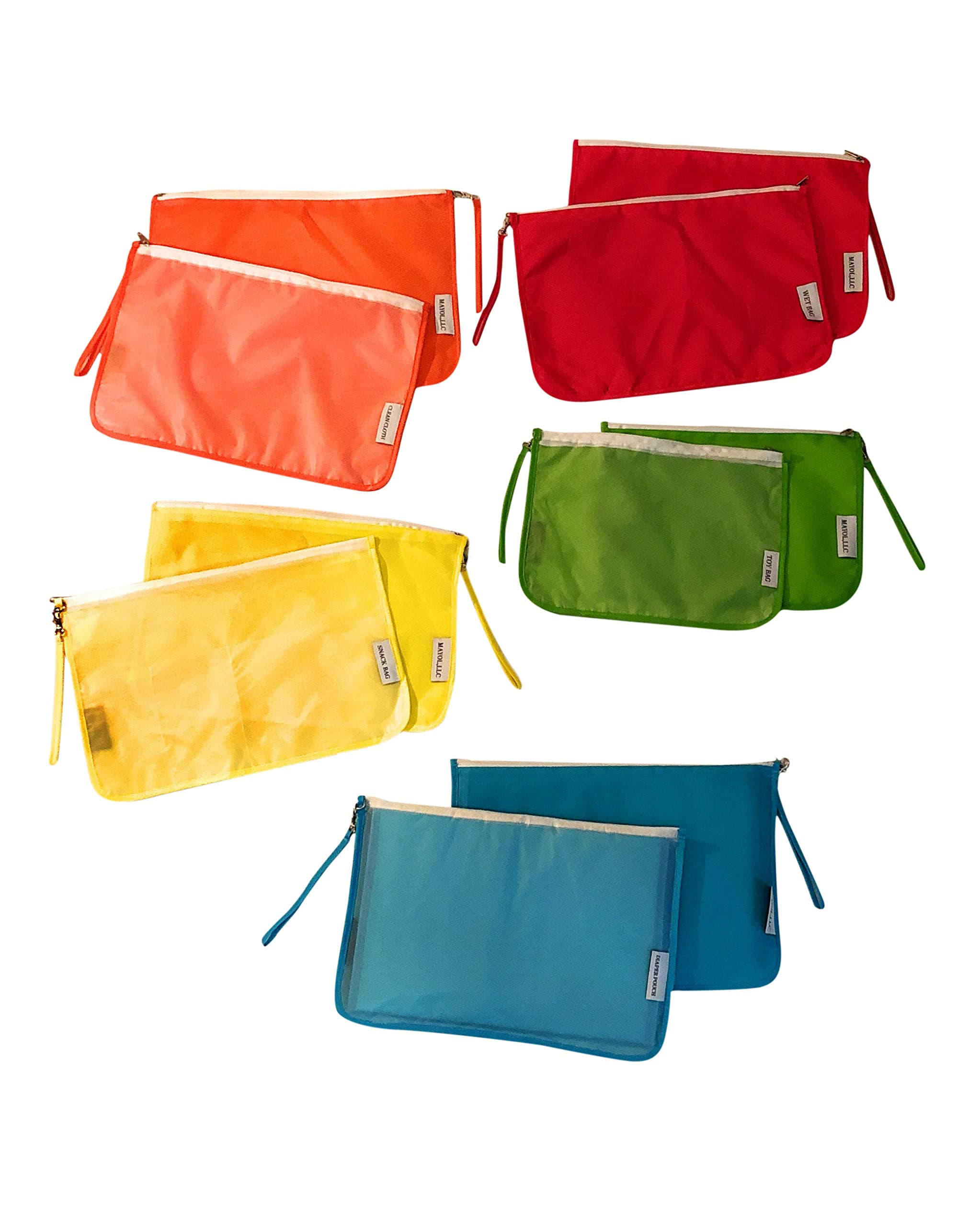 Diaper Bag (5 Pcs) - Diaper Organizer Pouches