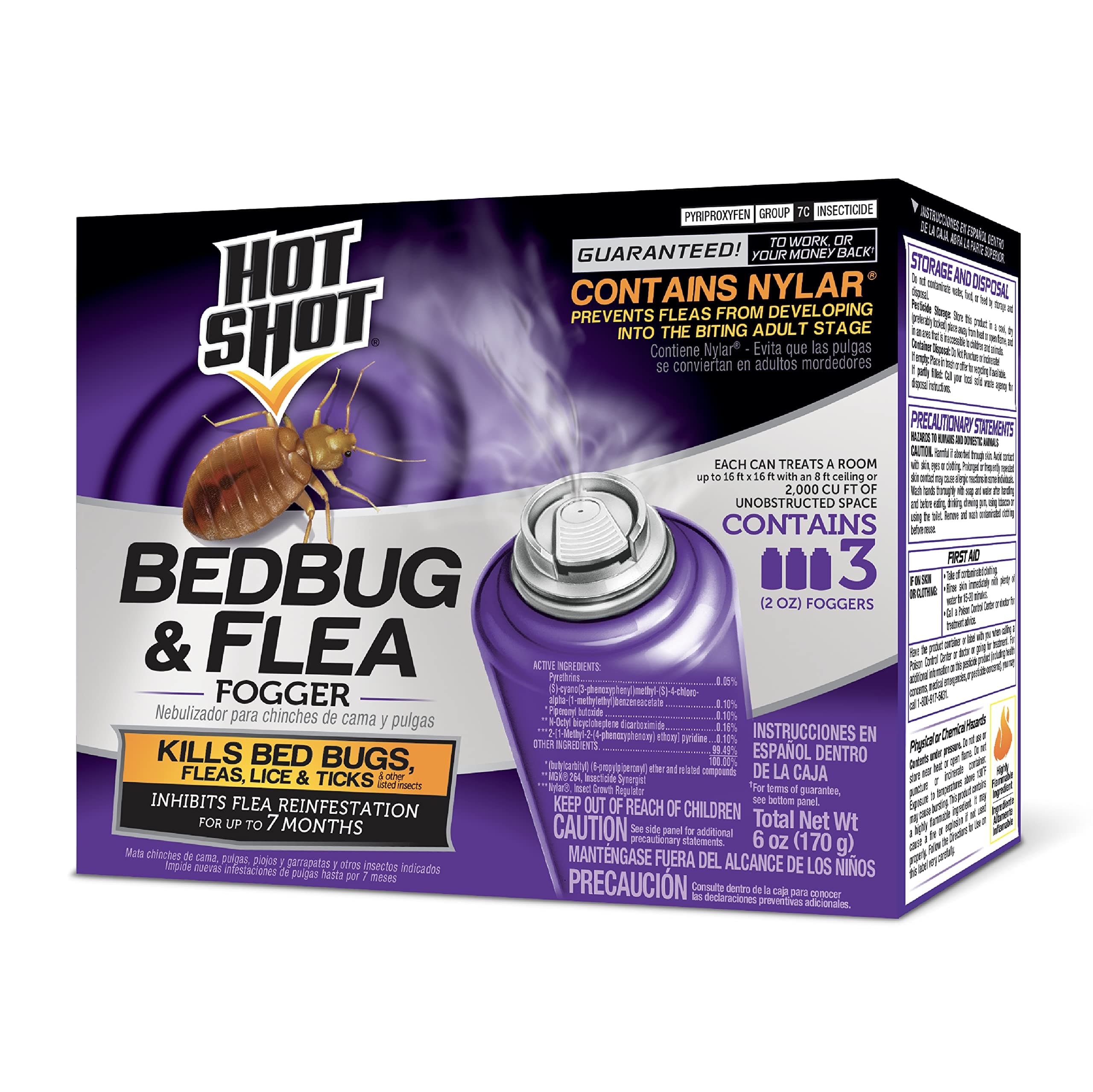 Hot Shot Bedbug And Flea Fogger