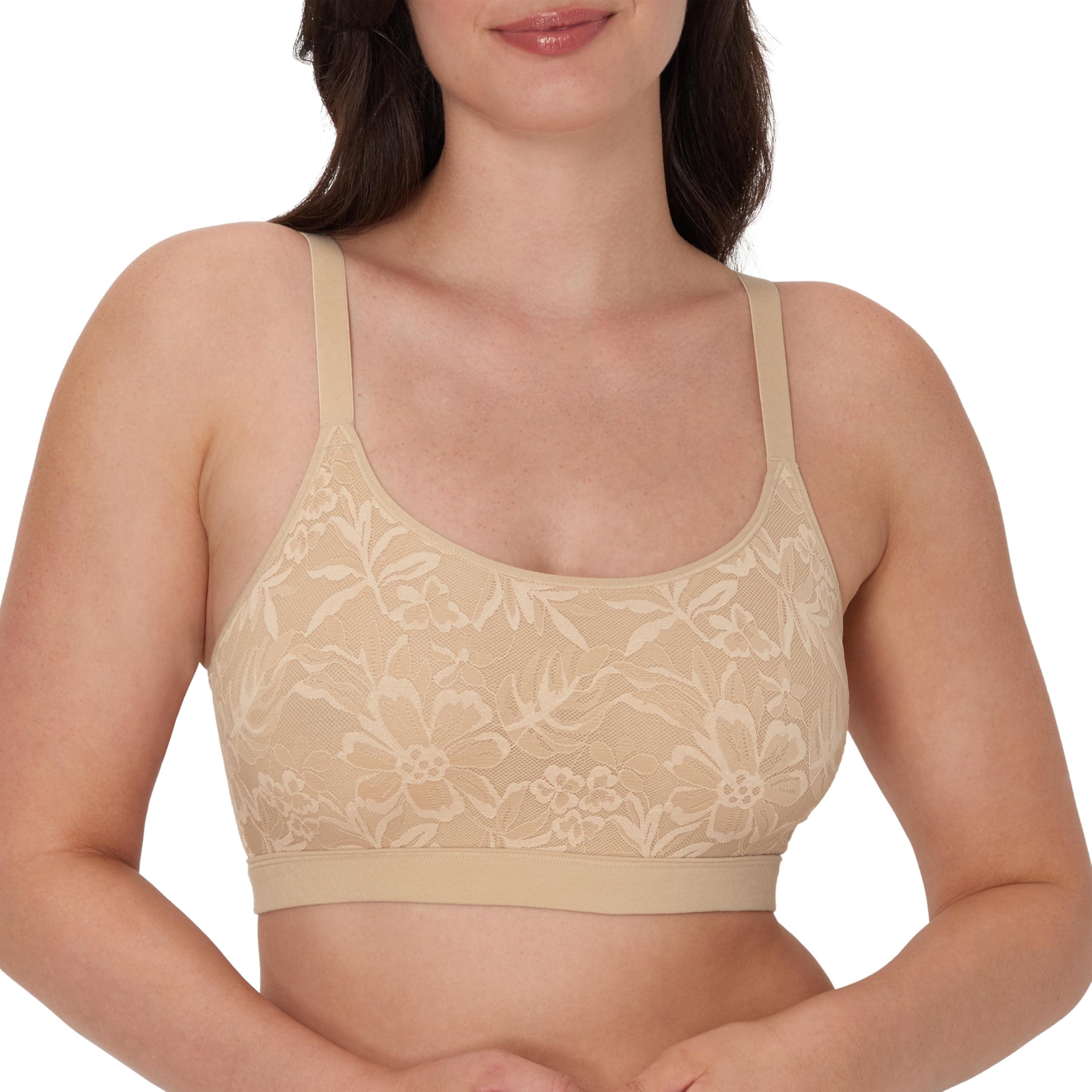 BaliWomen's Breathe, Pullover Wireless Bra, Breathable Bralette, Convertible Straps
