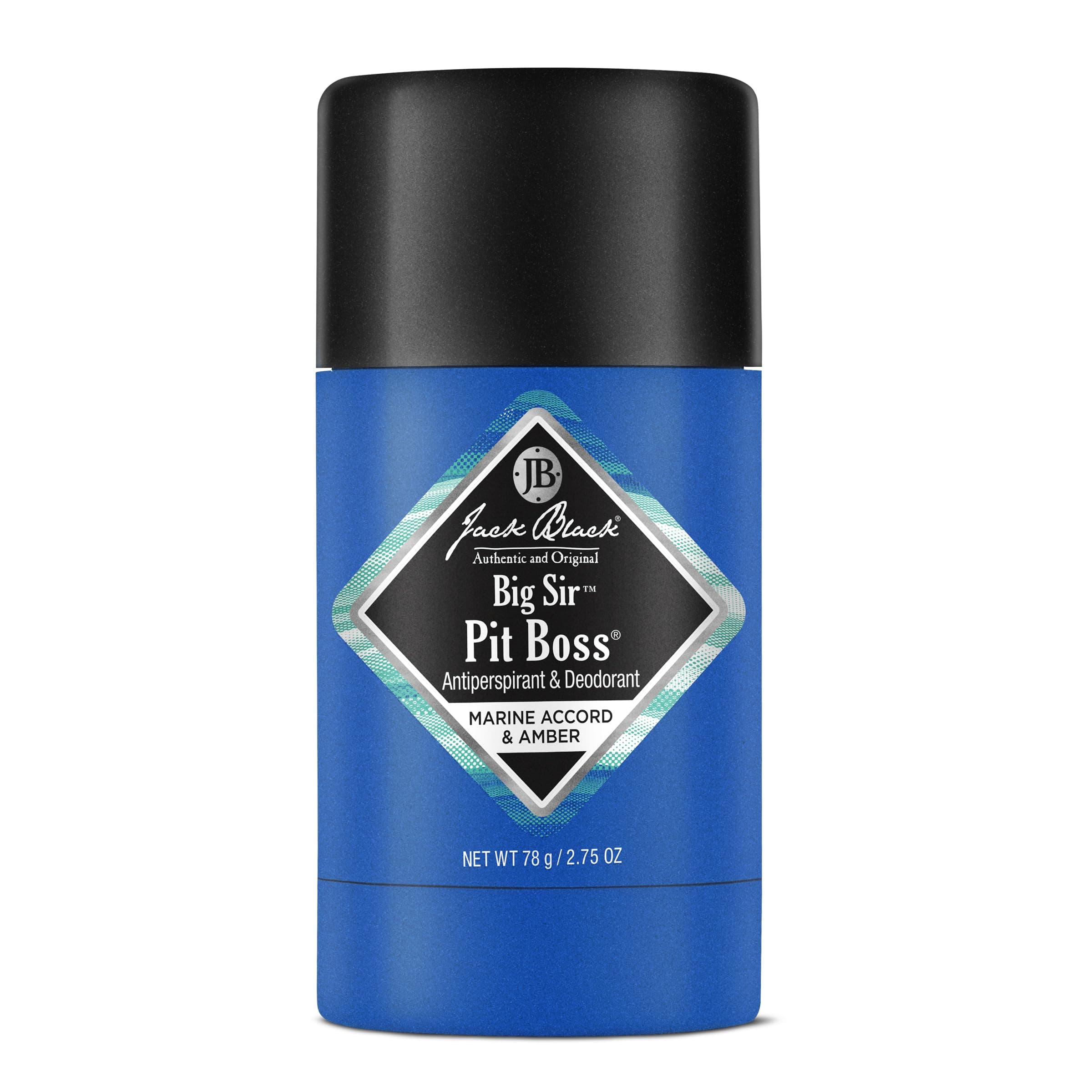Jack Black Big Sir Pit Boss Men’s Deodorant, 2.75 oz. – Men’s Stick Deodorant, Antiperspirant for Men, Maximum Odor & Sweat Control, Long-Lasting Protection