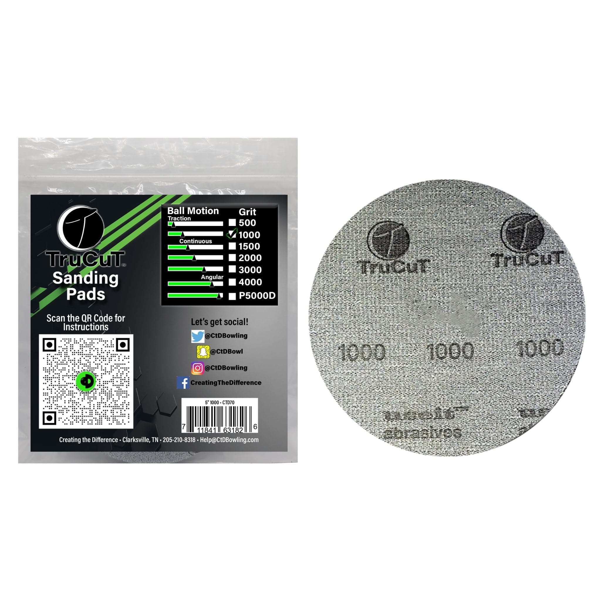 Creating the Difference TruCut by CTD Sanding Pad 500 Grit