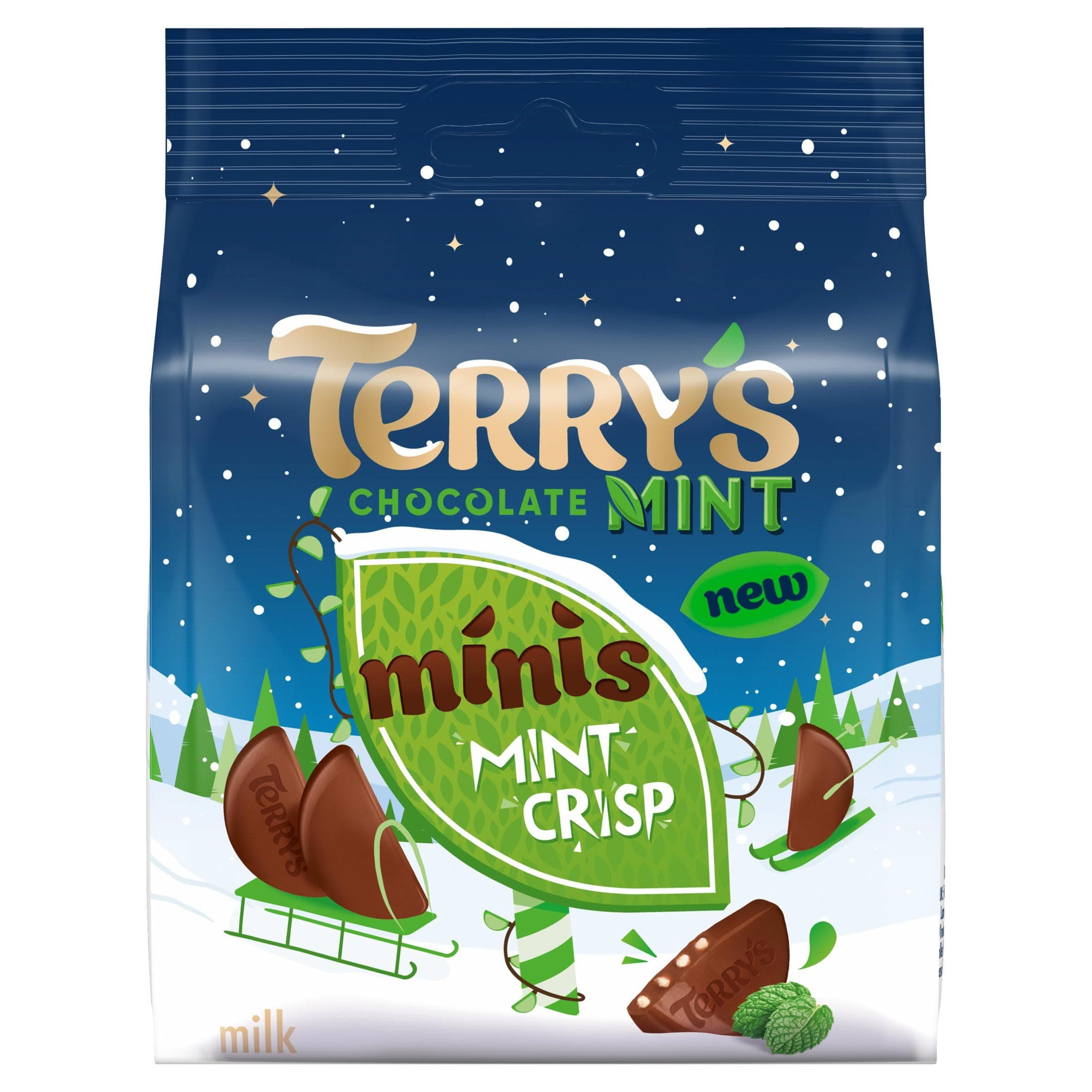 Chocolate Mint Crisp Minis 80g