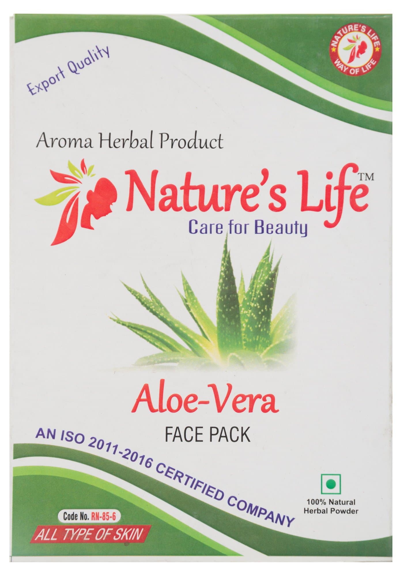 Nature's Life Aloe-Vera Face Pack, 60 grams