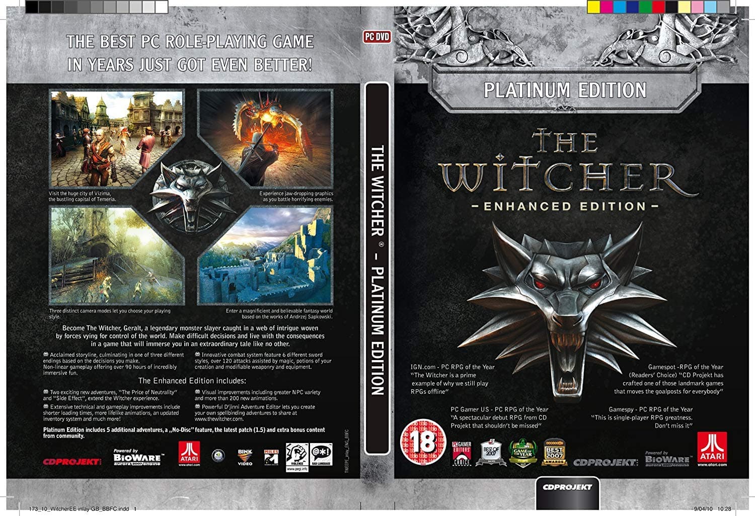 The Witcher : Enhanced Edition - Platinum (PC DVD)